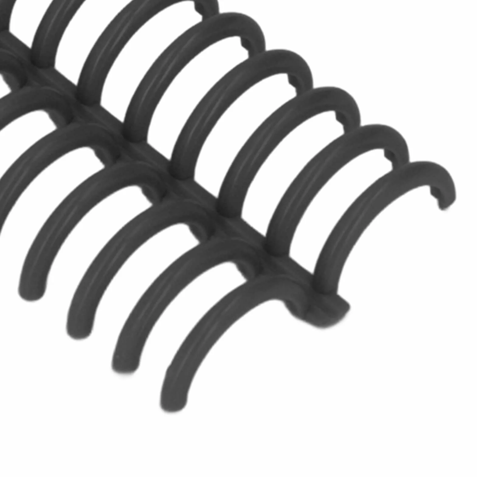 Plastikowe Spiralne Cewki Wiążące, 10 Sztuk 0.9 Cali 22mm średnica Wewnętrzna 30 Otworów Spirale Wiążące Do Notebooka A4 A5, Grzebienie Do Wiązania Książek(Czarny)