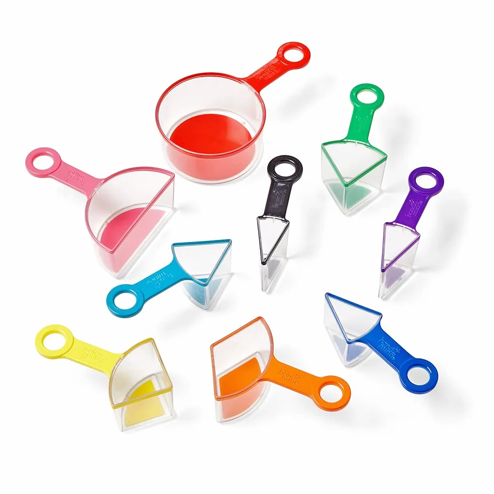 Learning Resources hand2mind Rainbow Fraction Kubki 9-Kawałek Zestaw