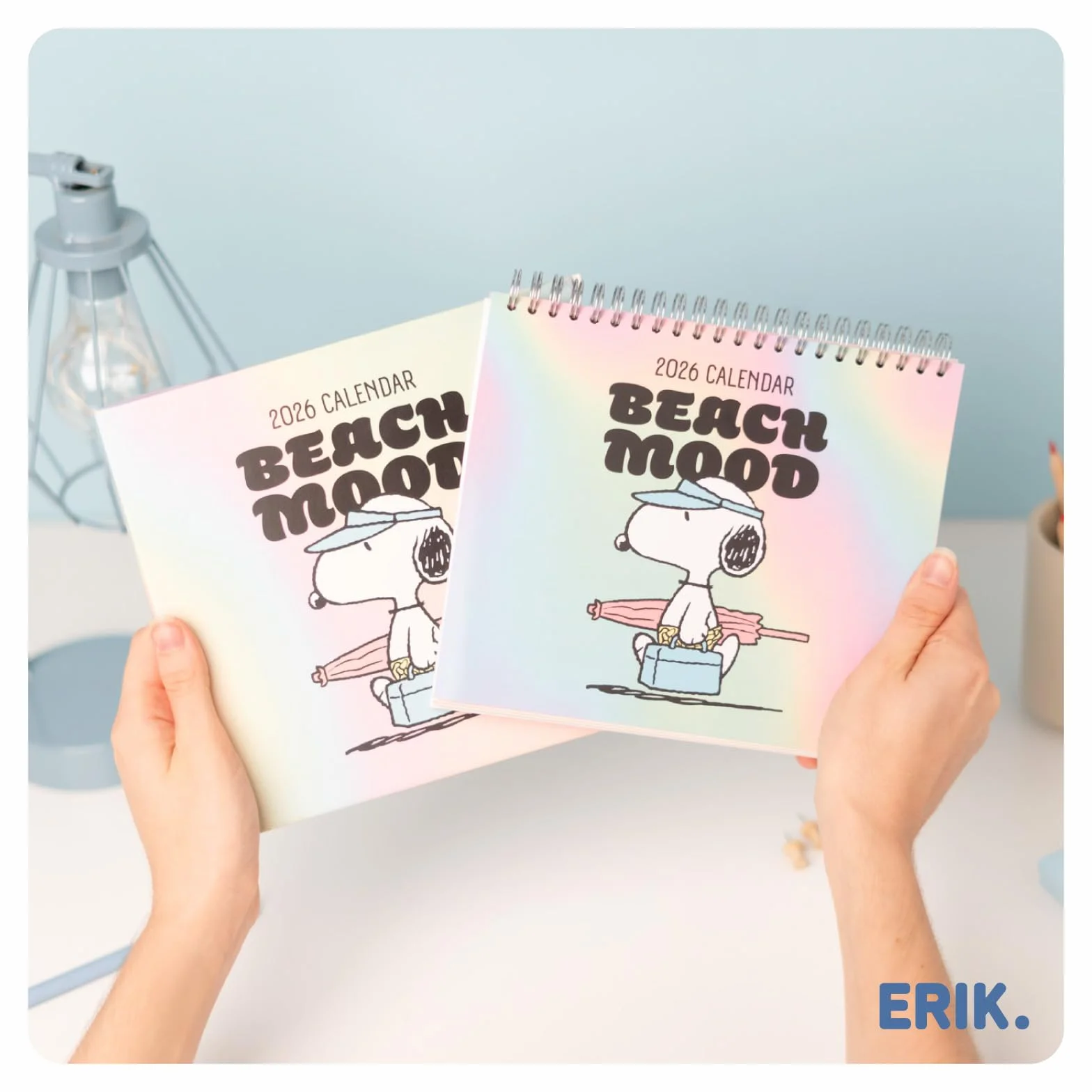 Grupo Erik Desk Calendar 2026 - Snoopy Calendar 2026 Month To View | Monthly Desk Planner, Desktop Gifts Under 10 Pounds | Peanuts Snoopy Gifts For Cat Lovers