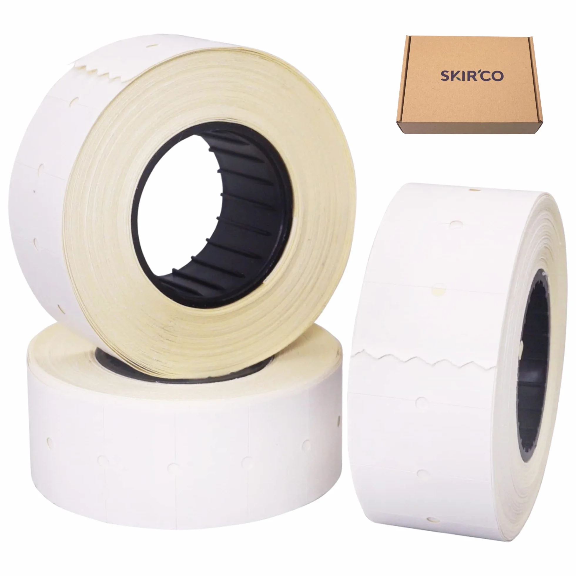 Etykiety na broń SKIR'CO 21 x 12 mm biały 30 000 naklejek