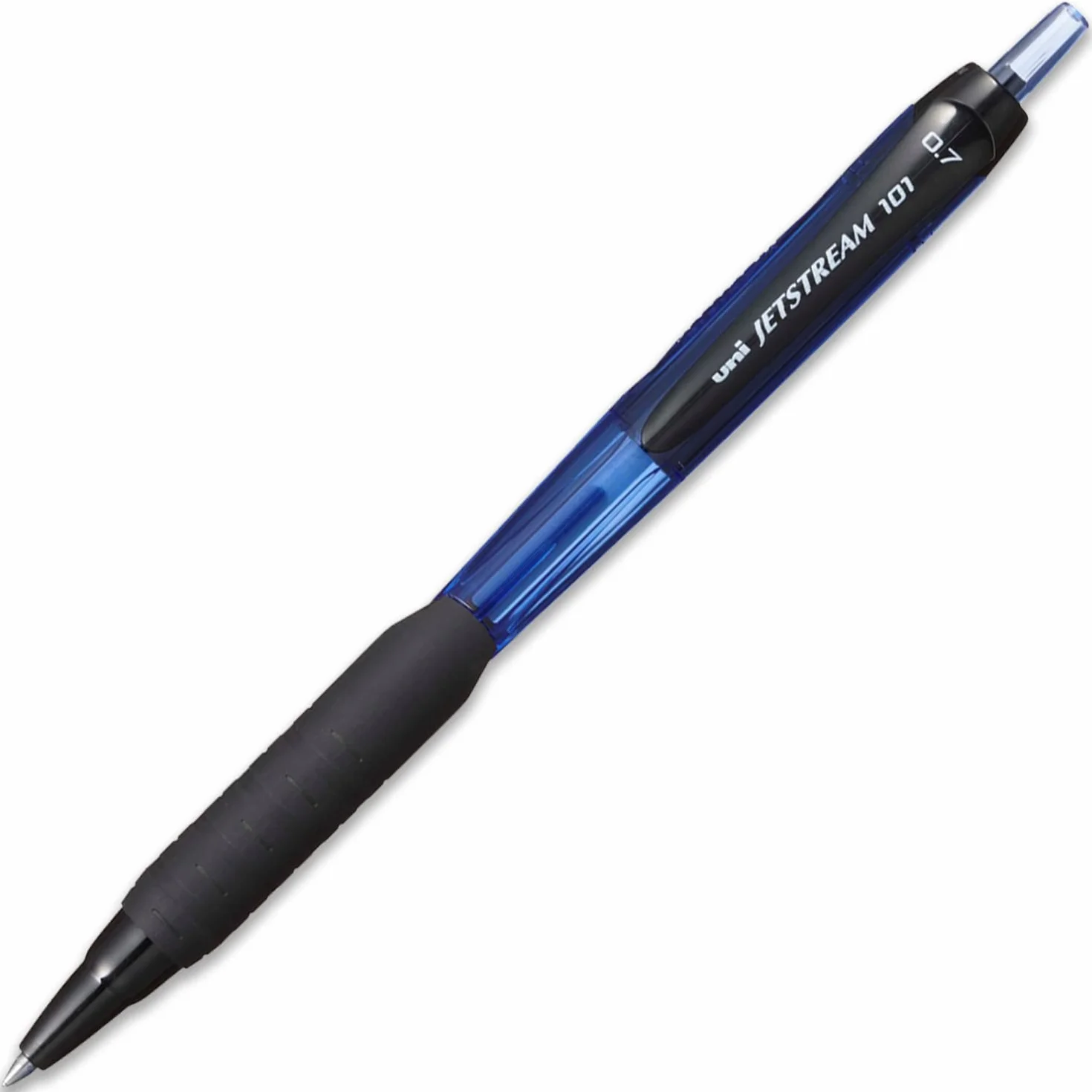 uni-ball Jetstream SXN-101-7N długopis żelowy, chowany, końcówka 0,7 mm, niebieski tusz, 6 sztuk