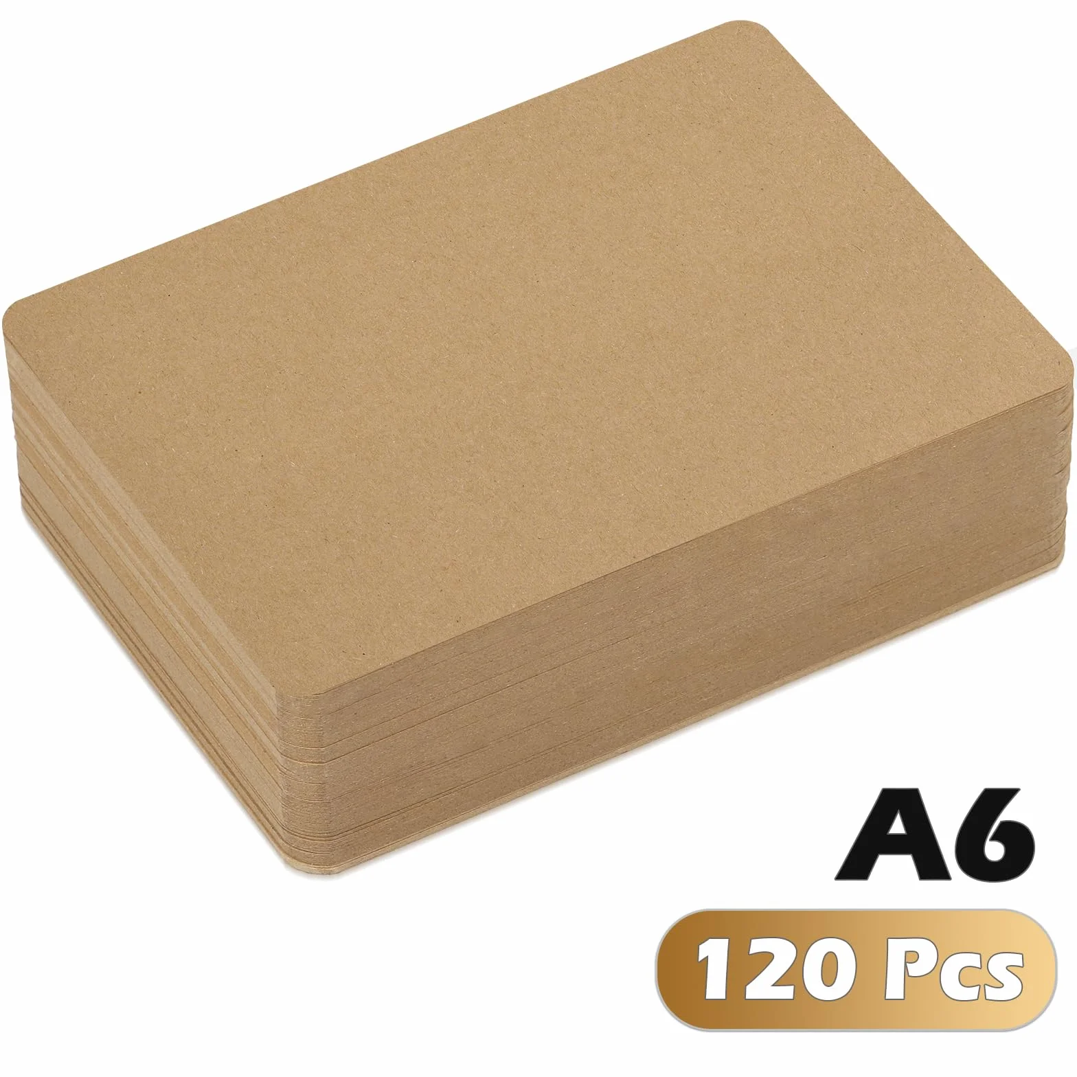 JIANTA Papier Kraft A6 250 g/m² 120 sztuk Brązowy