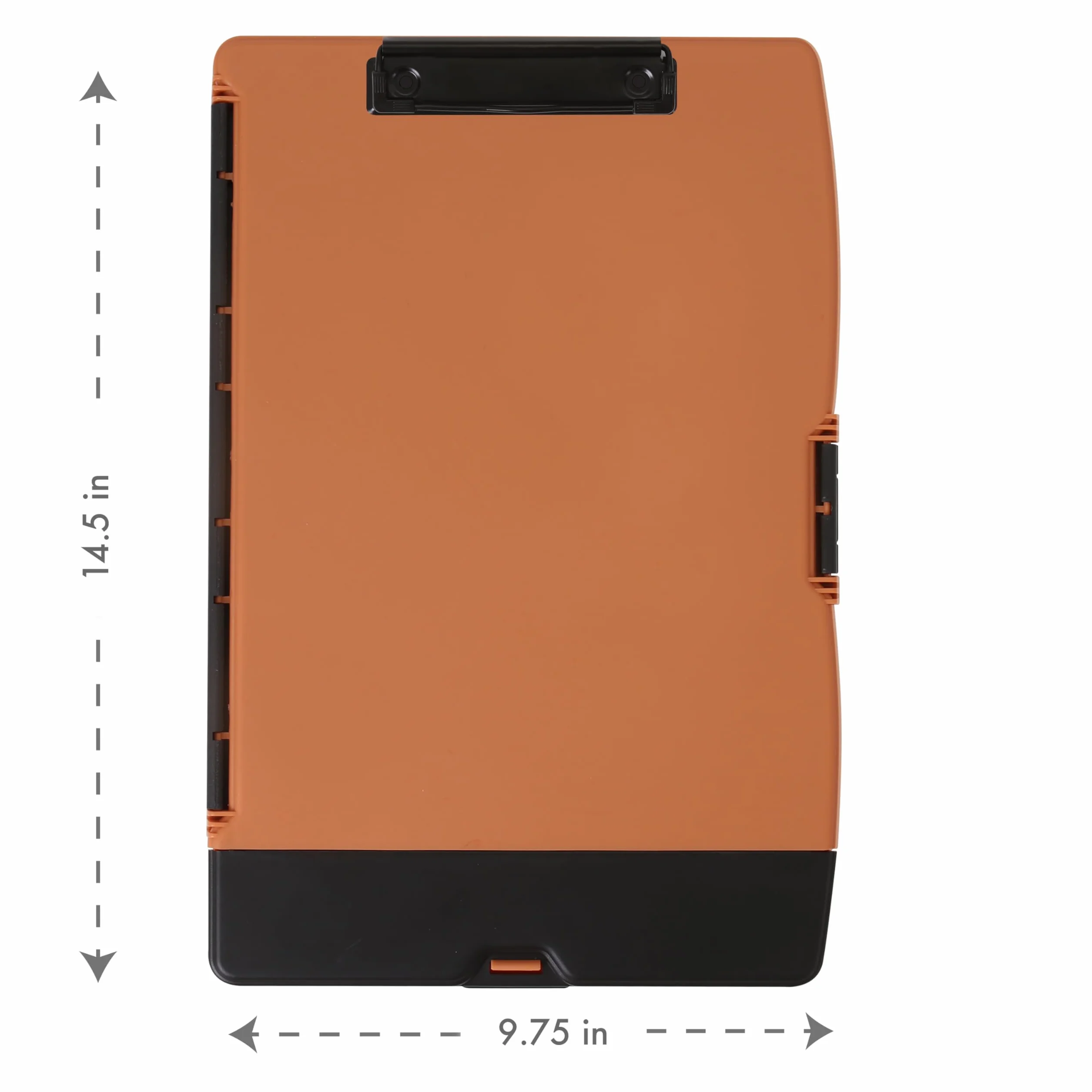 Dexas Folio Clipcase profesjonalny schowek z przegródką na długopisy, 9,75 x 14,75, A4, piaskowiec, idealny dla nauczycieli, pielęgniarek, trenerów, studentów, zawodów, nauczania w domu