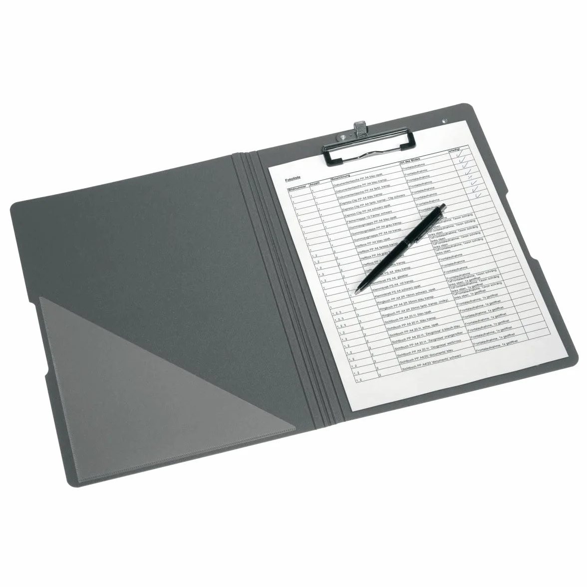 Herlitz Easy.Orga Organizer na dokumenty A4 z klipsem na zatrzask Niebieska