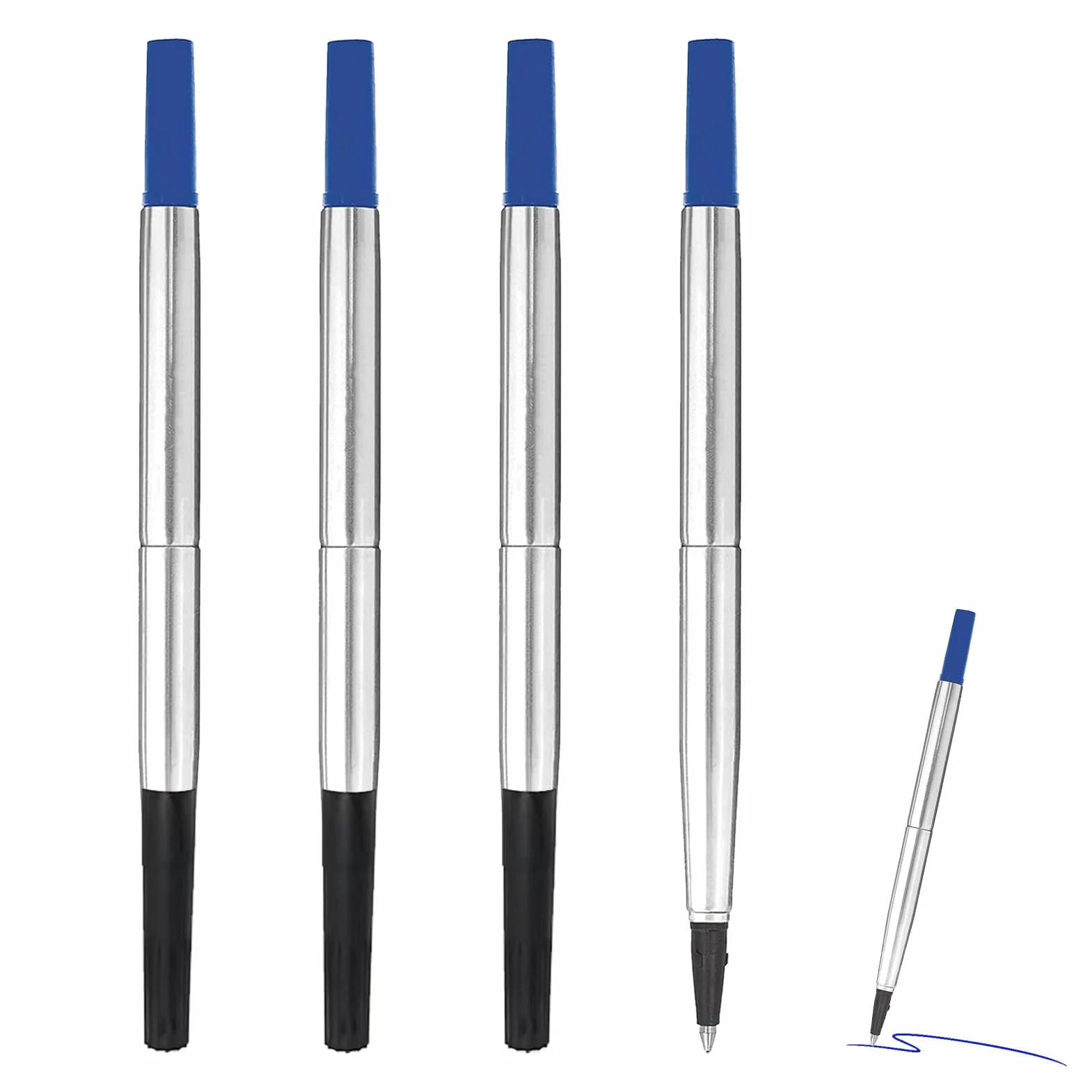 Wkłady rolkowe Parker 0,7 mm niebieskie do długopisu kulkowego