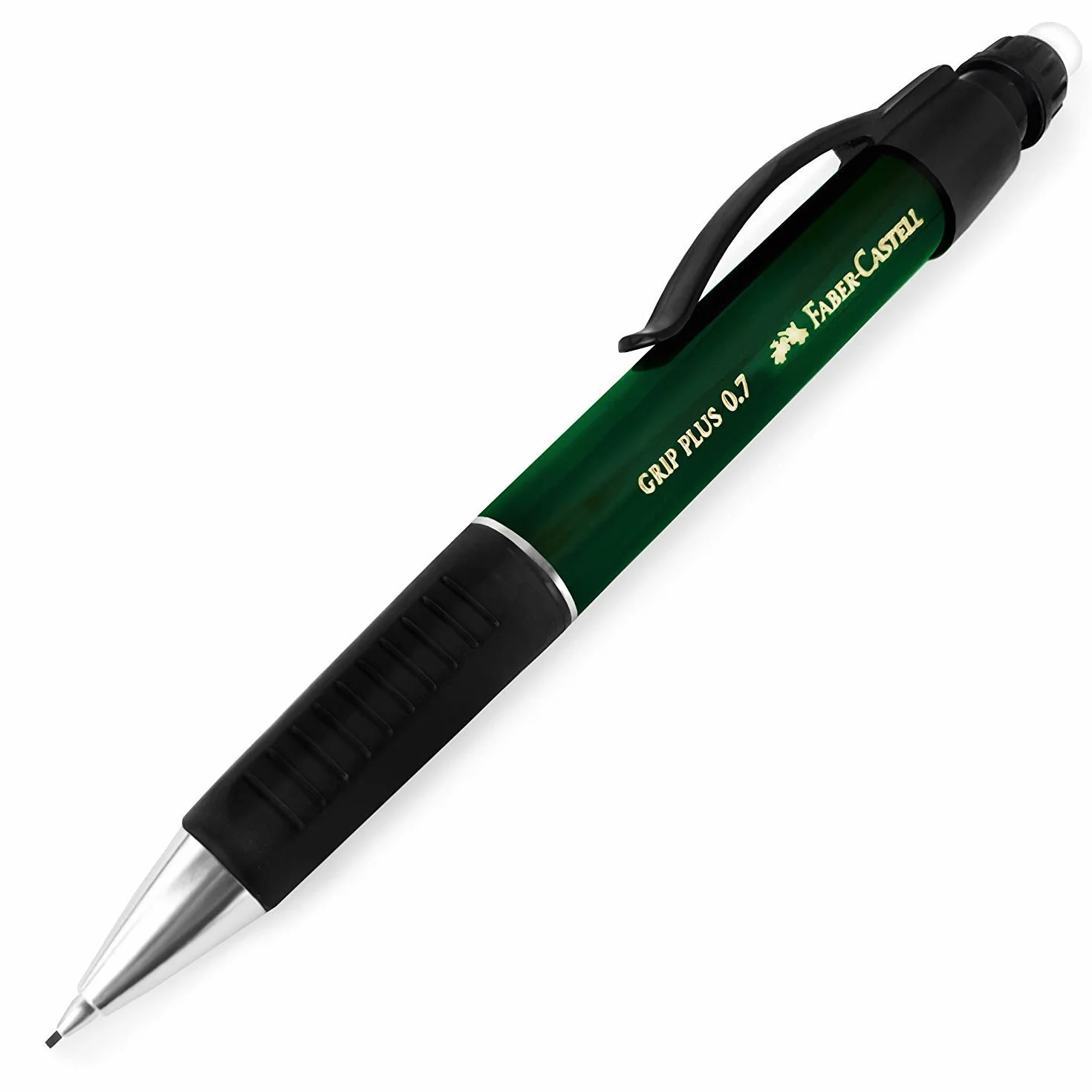 FABER-CASTELL ołówek automatyczny GRIP PLUS 0,7 mm zielony metaliczny
