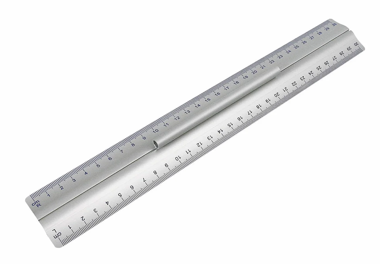 Wedo Linijka Srebrna 30cm
