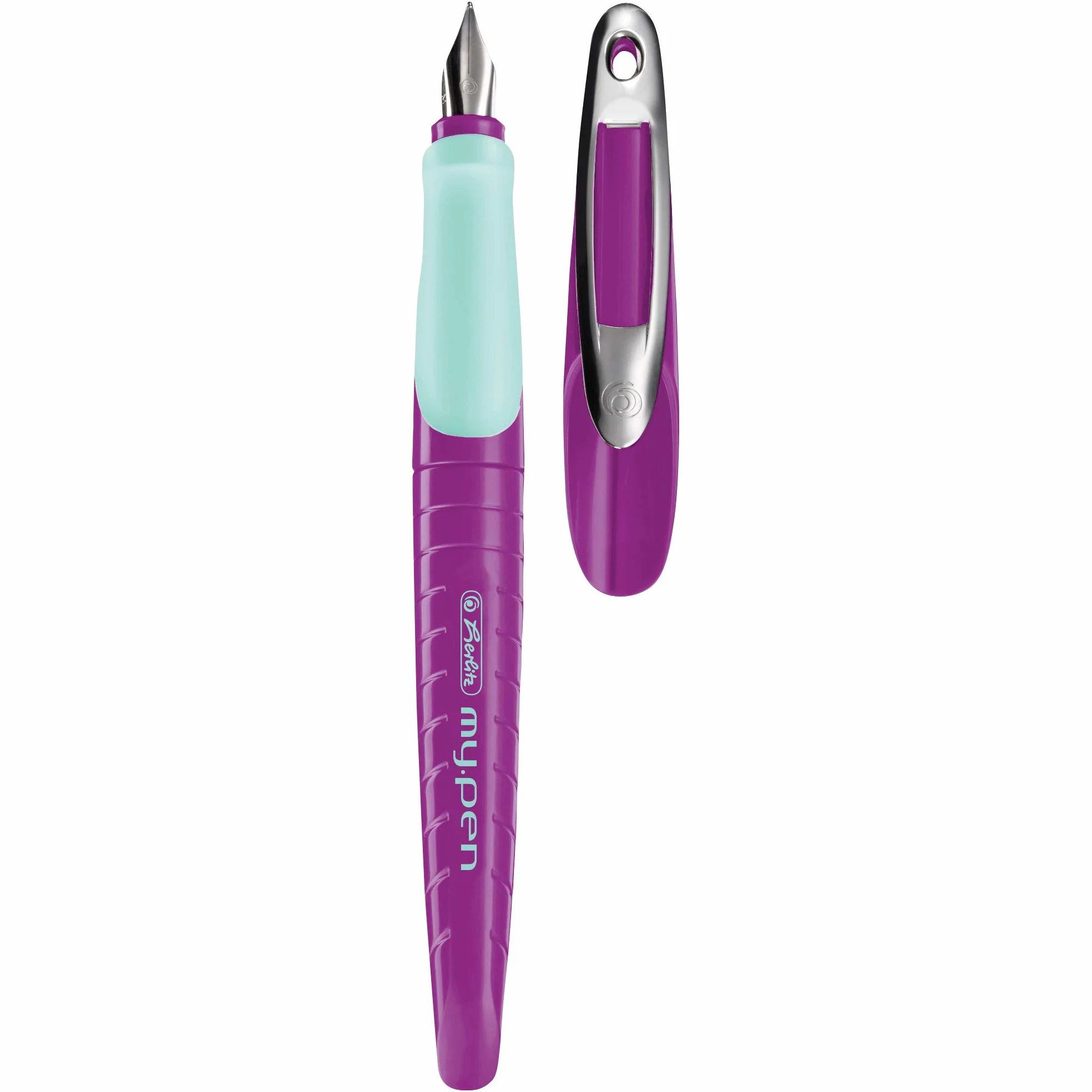 Herlitz Pióro wieczne my.Pen Średnia stalówka irydowa Na atrament Cool Pink