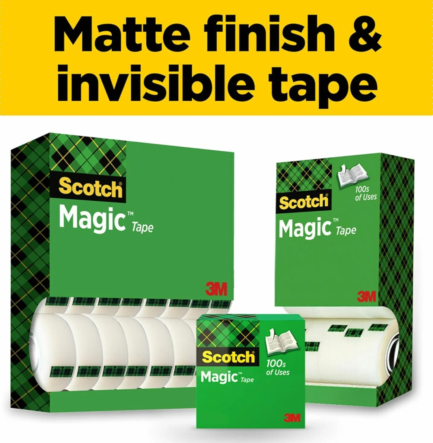 Scotch Magiczna taśma niewidoczna 25 mm x 66 m rolka uzupełniająca