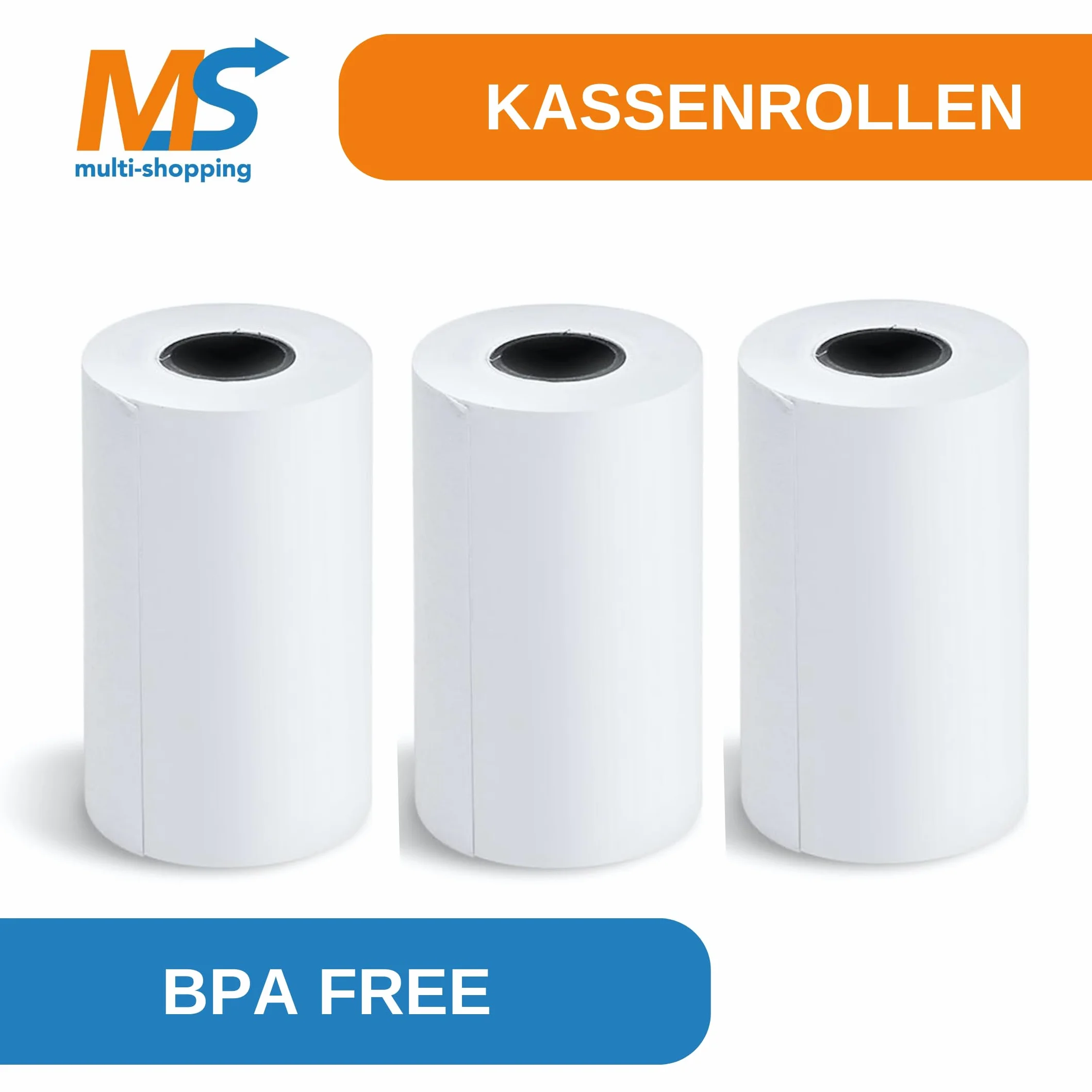Rolki termiczne 80 mm x 80 m x 12 mm bez BPA 55 g do drukarek kasowych