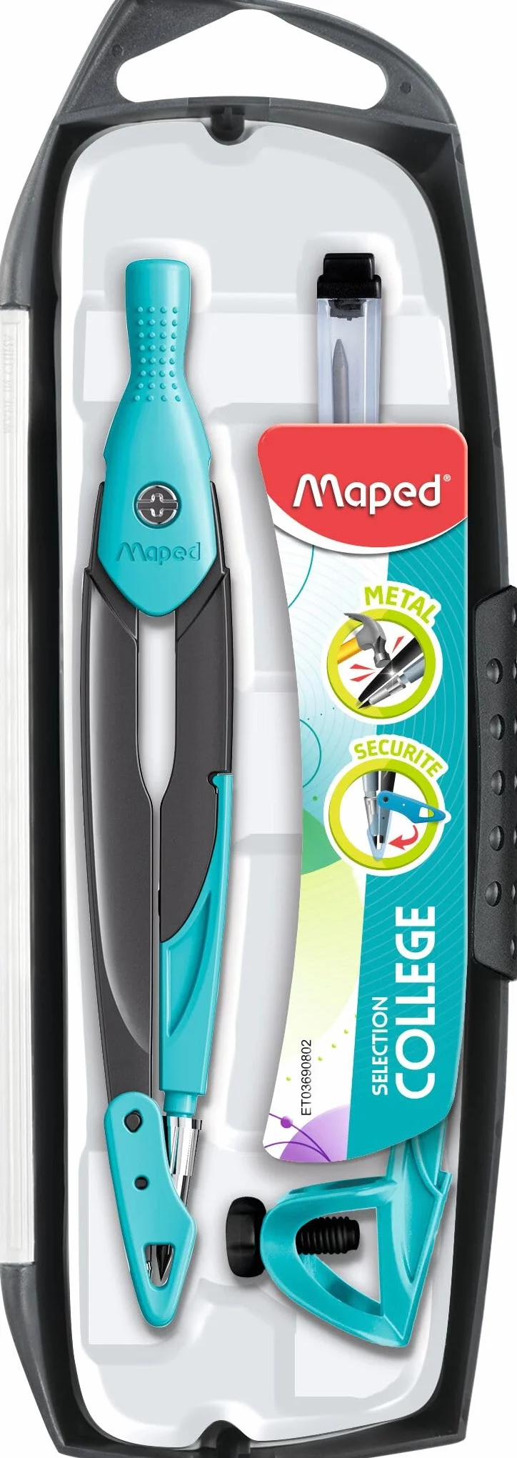 Maped Compas Open piórnik 3-częściowy