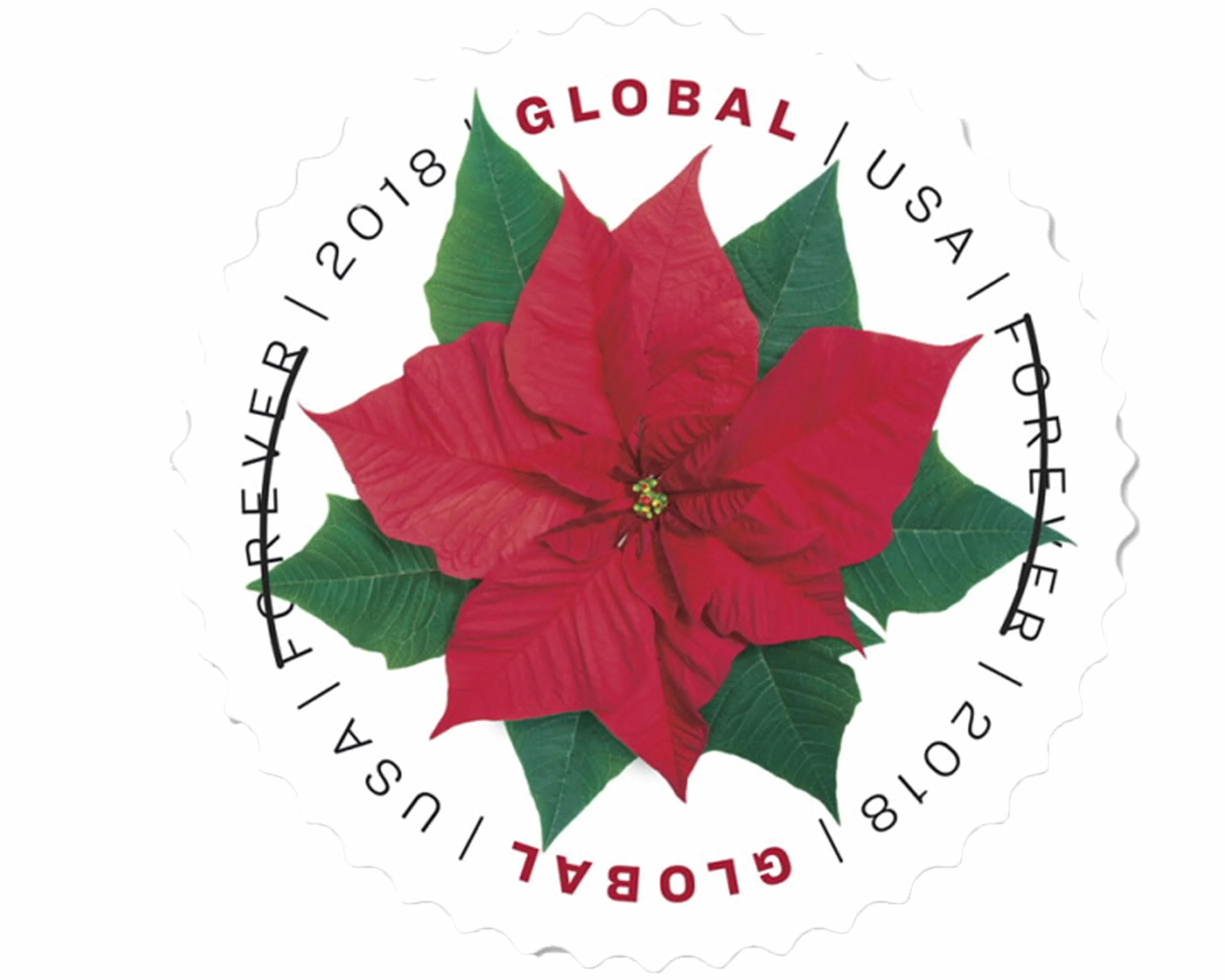 Global Forever International U.S. Arkusz znaczków pocztowych z 10 znaczkami