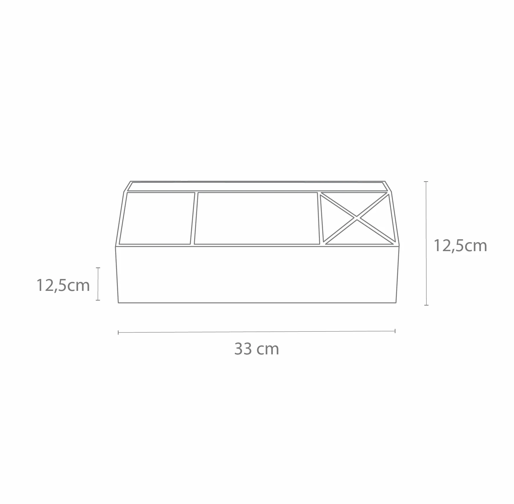 Bigso Box of Sweden Organizer na biurko z 4 przegródkami, do przechowywania notatek, spinaczy do papieru, długopisów itp. – uchwyt na długopisy z płyty pilśniowej i papieru o wyglądzie lnu, beżowy