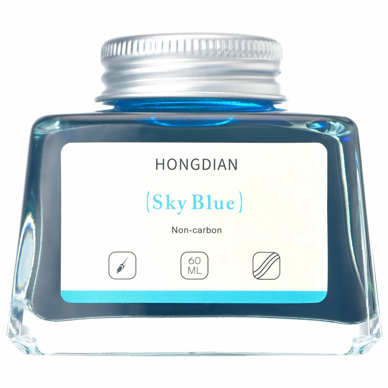 Asvine Hongdian atrament do pióra wiecznego niebieski niebiański 60 ml