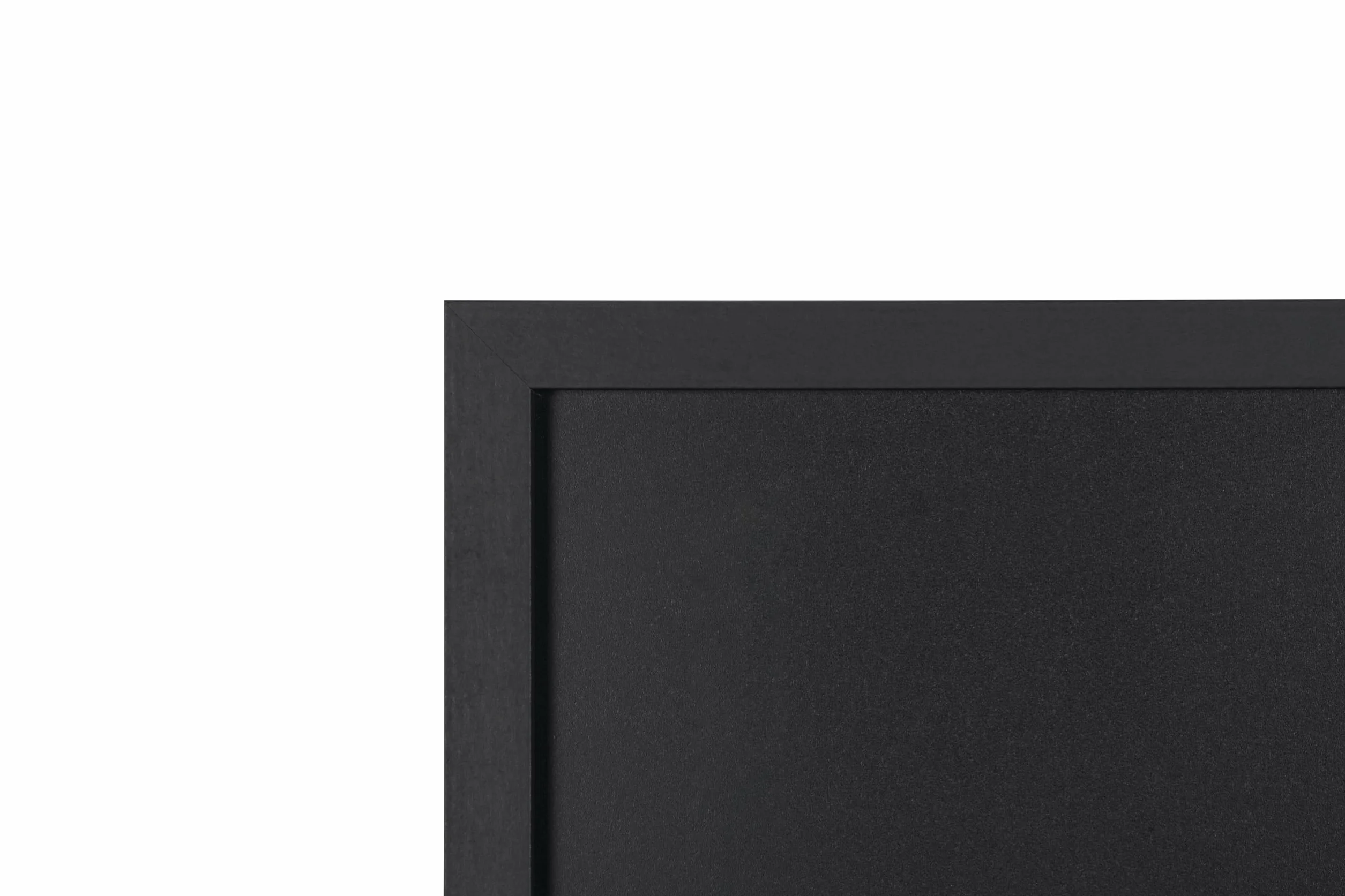 Bi-Office, Blackboard Back2Chalk Essentials, tablica do pisania kredą z czarną matową ramą MDF, 60 x 40 cm