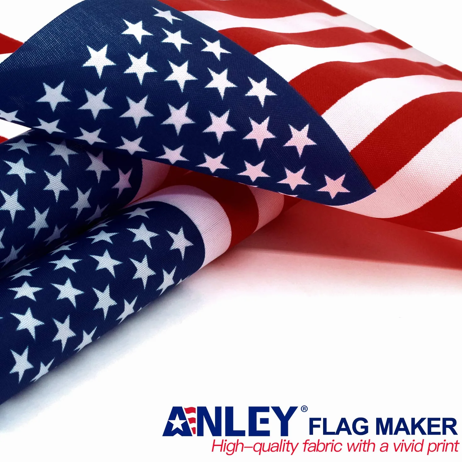 ANLEY USA Deluxe Biurkowy zestaw flag - 8 x 5 cali amerykańska miniaturowa amerykańska flaga na biurko z 13-calowym czarnym masztem - żywy kolor i odporność na blaknięcie - czarna podstawa i grot