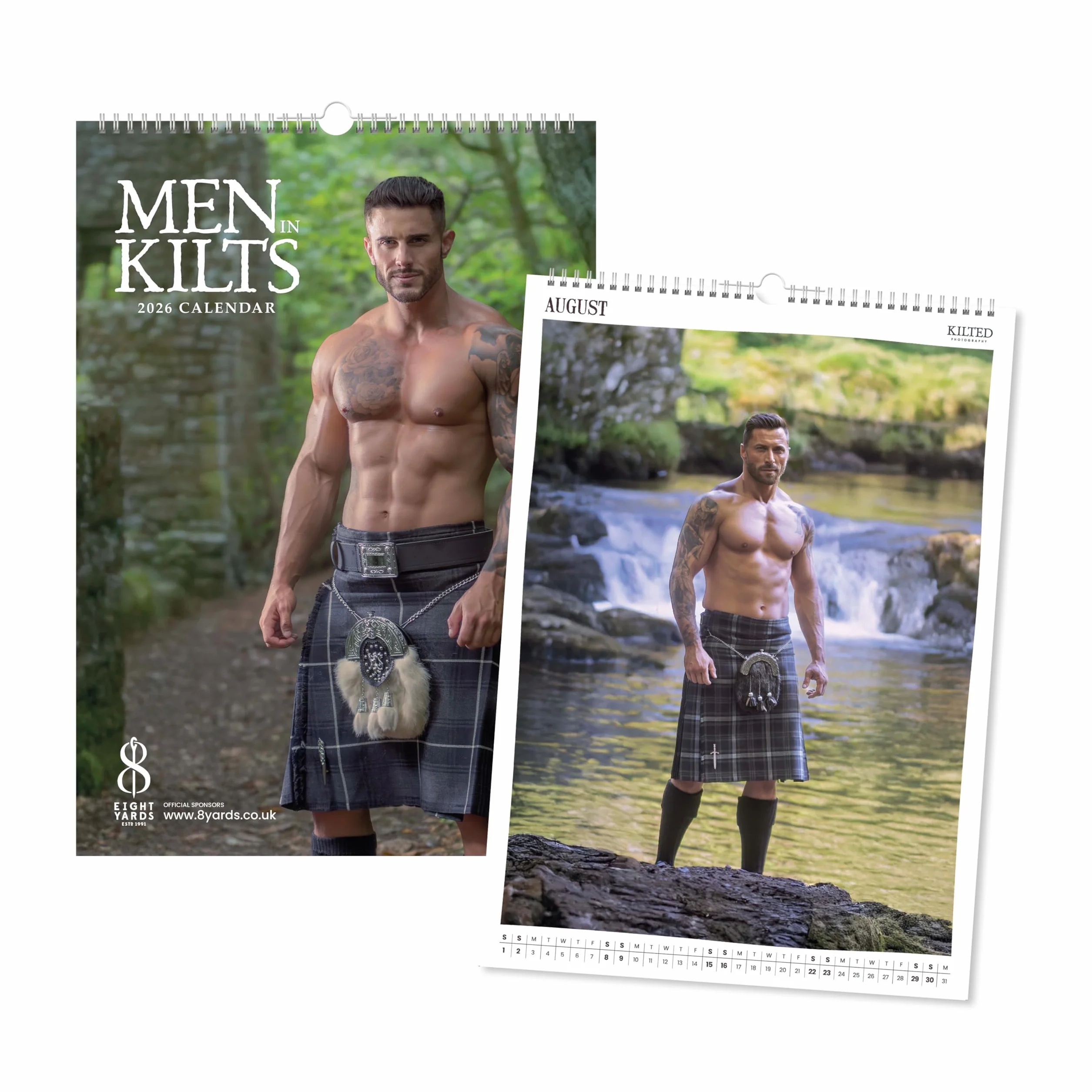 Kalendarz Men in Kilts 2026 A3
