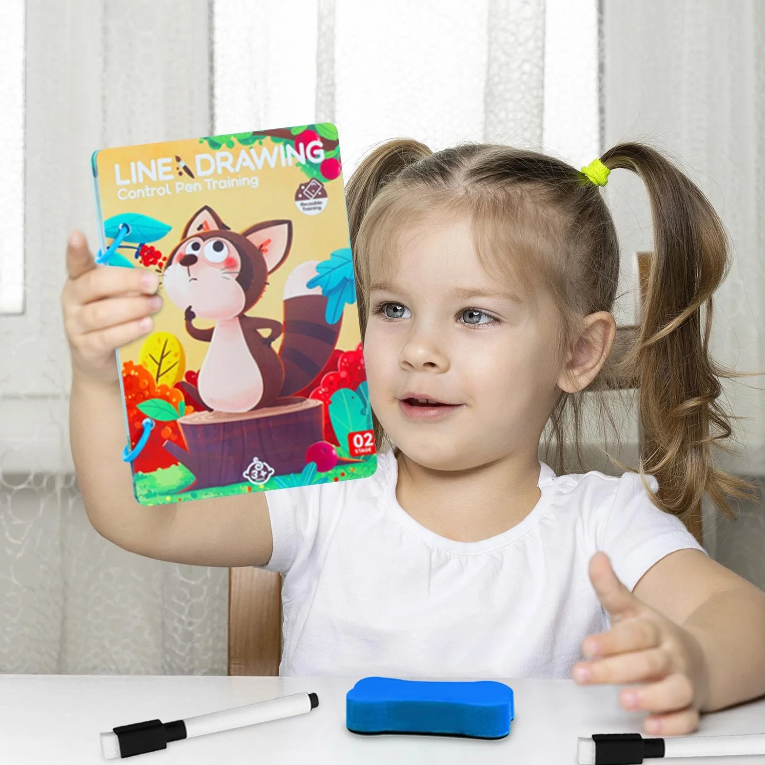 Karty szkoleniowe, sterowanie piórem, wielokrotnego użytku, trwały materiał karty, specjalne narzędzie do pisania, zabawne zajęcia edukacyjne, idealne dla chłopców, dziewcząt, dzieci, studentów, 21 x