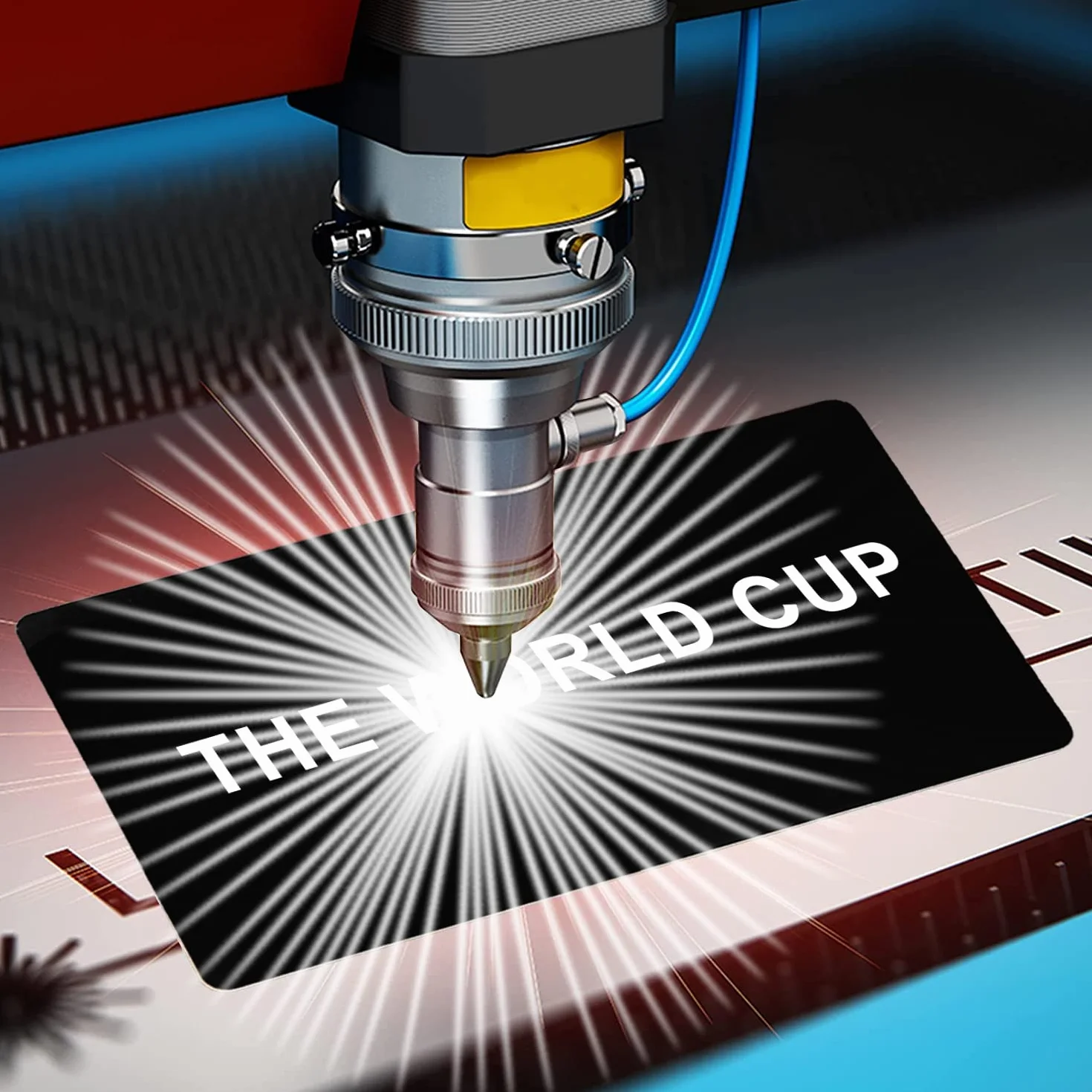 MaehSab 100 Szt Puste Metal Business Cards 0.2mm Aluminum Laser Engraved Czarna karta nazwa 86 x 54 mm