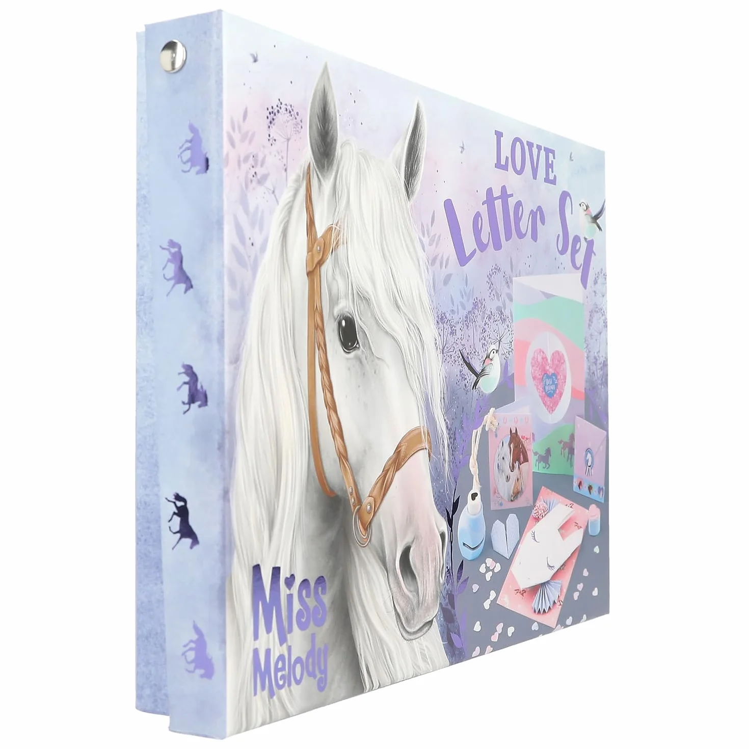 Depesche Miss Melody Love Letter Set Piórnik z motywem konia zestaw piśmienniczy