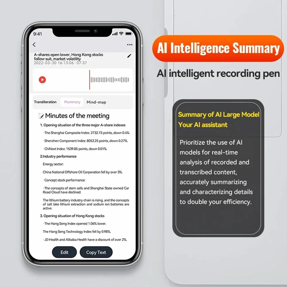 Dyktafon Rozmowy Telefonicznej ChatGPT-4 Mini AI Espia APP 64GB dla iOS Android