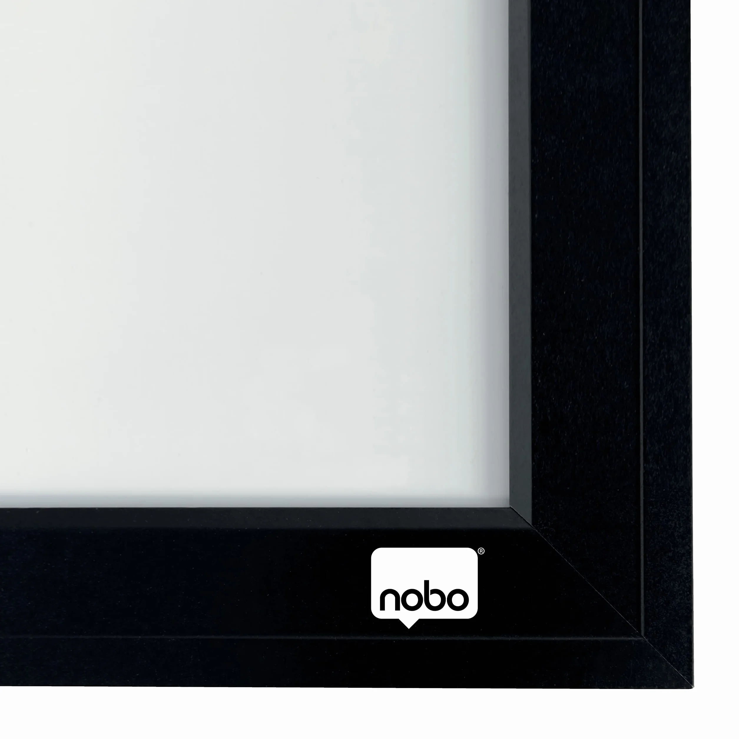 Nobo Mała tablica magnetyczna 585 x 430 mm czarna rama do montażu na ścianie