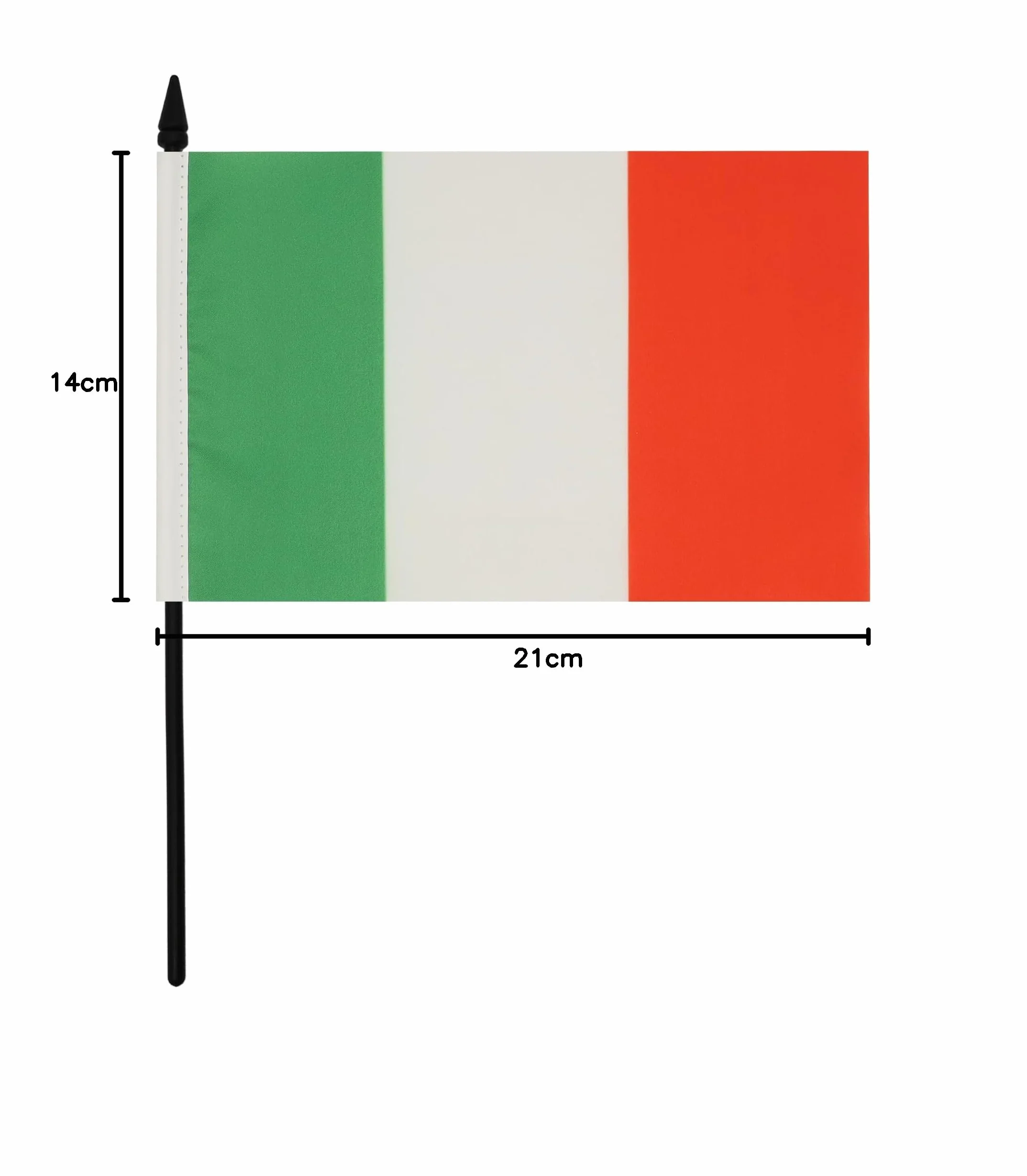 Drapeau de Table Italie, 21cm x 14cm