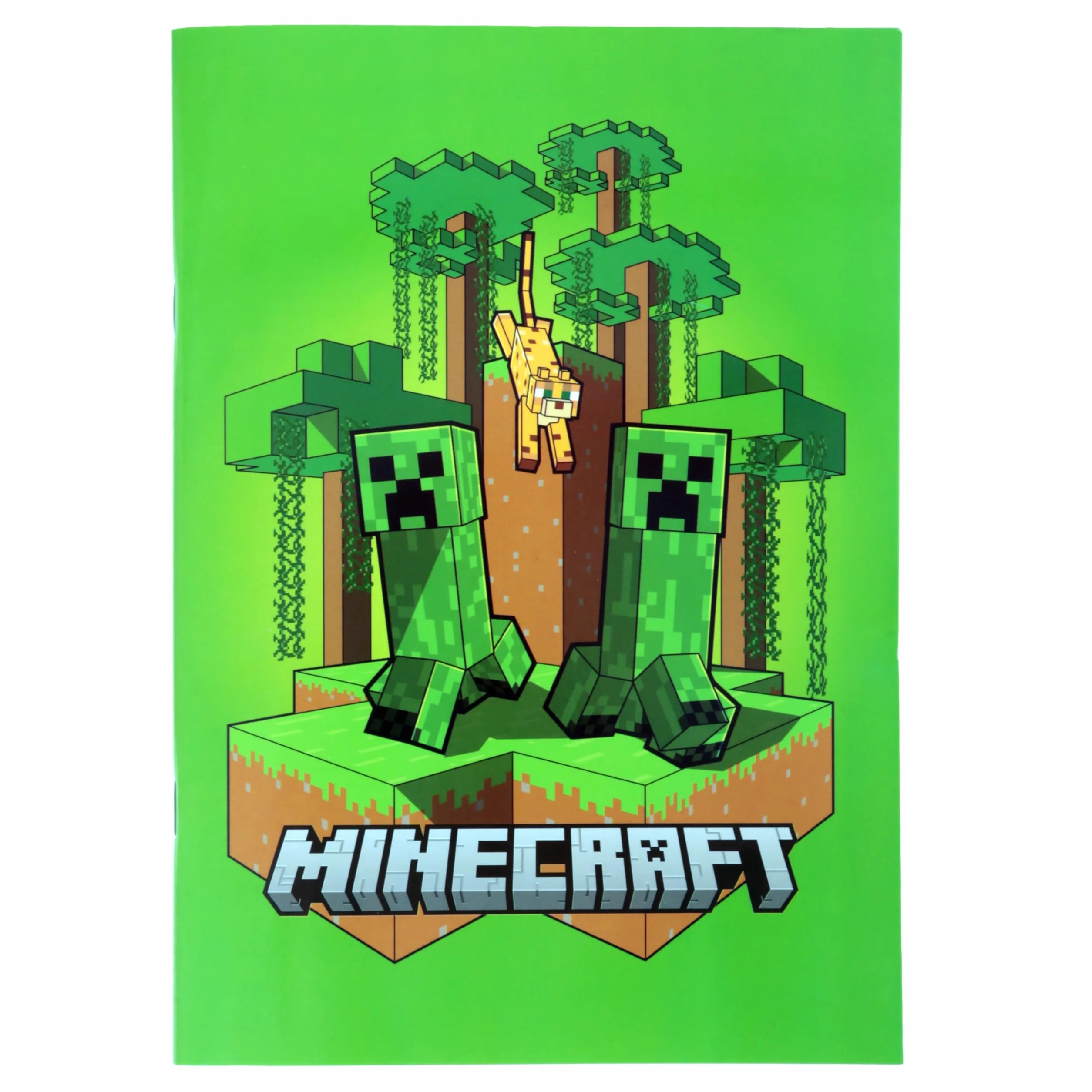 Minecraft Zestaw długopisów, przybory piśmiennicze, przybory szkolne, w zestawie gumka do ścierania, ołówek, początek szkoły, do kalendarza adwentowego lub upominków - oryginalny artykuł dla fanów dla
