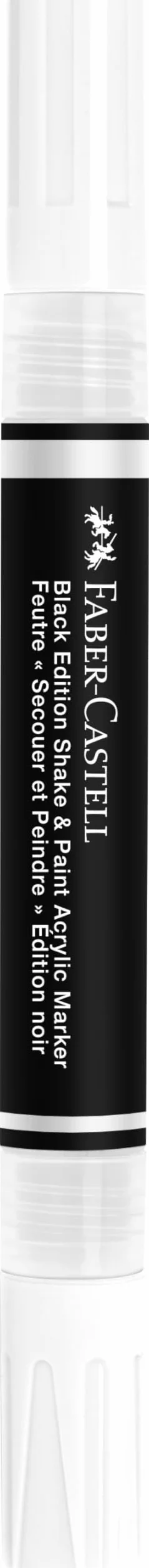 Faber Castell Black Edition marker akrylowy Shake and Paint, białe, pudełko 1 szt. (65-285511)