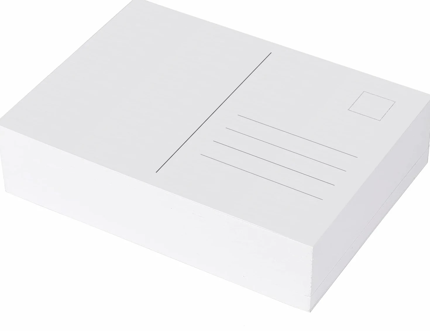 Puste pocztówki białe DIN A6 300 g/m² papier do druku artystycznego