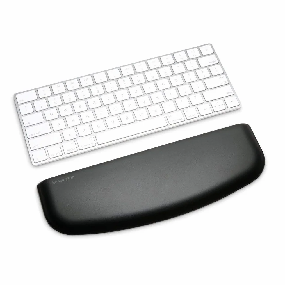 Kensington Podkładka pod Nadgarstki ErgoSoft Czarna do Płaskiej Kompaktowej Klawiatury MacBook iMac MS Surface PC K52801EU