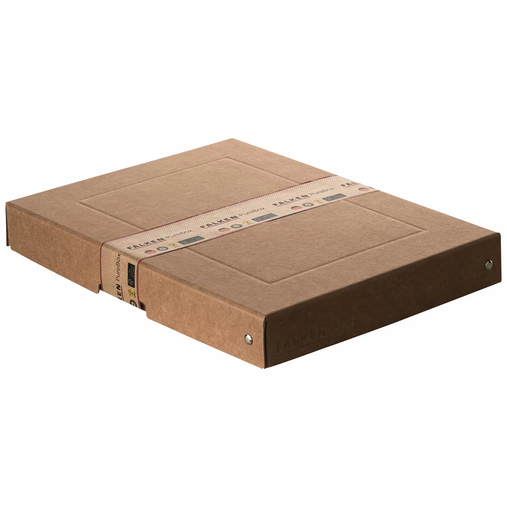 Falken PureBox Nature Pudełko do przechowywania 40 mm DIN A4 karton