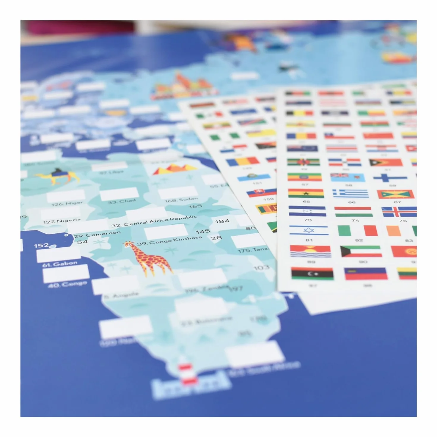 POPPIK - Lernposter & Sticker Flaggen der Welt