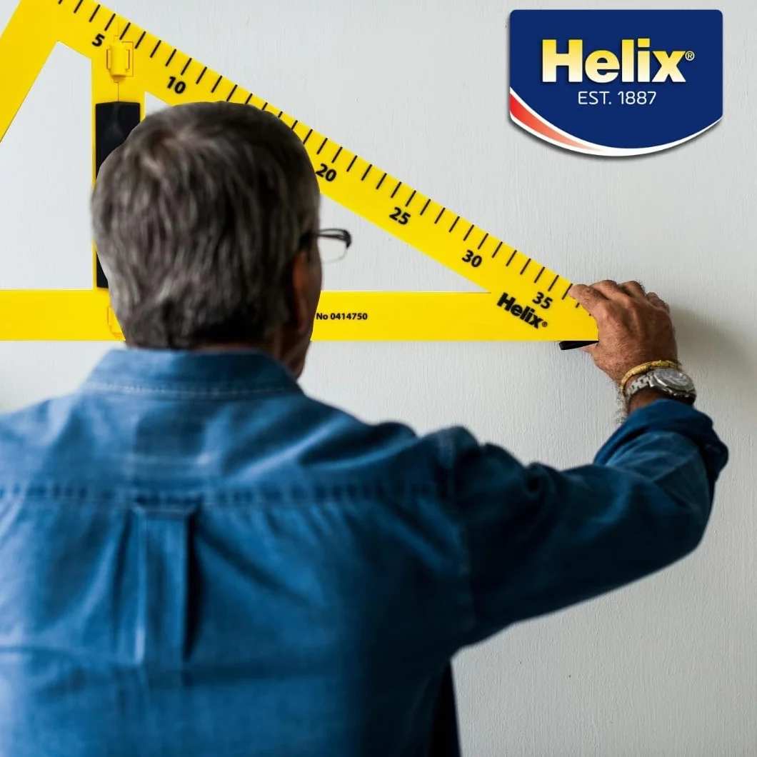 Helix Zestaw przyborów do nauki tablicy magnetycznej i suchościeralnej - żółty