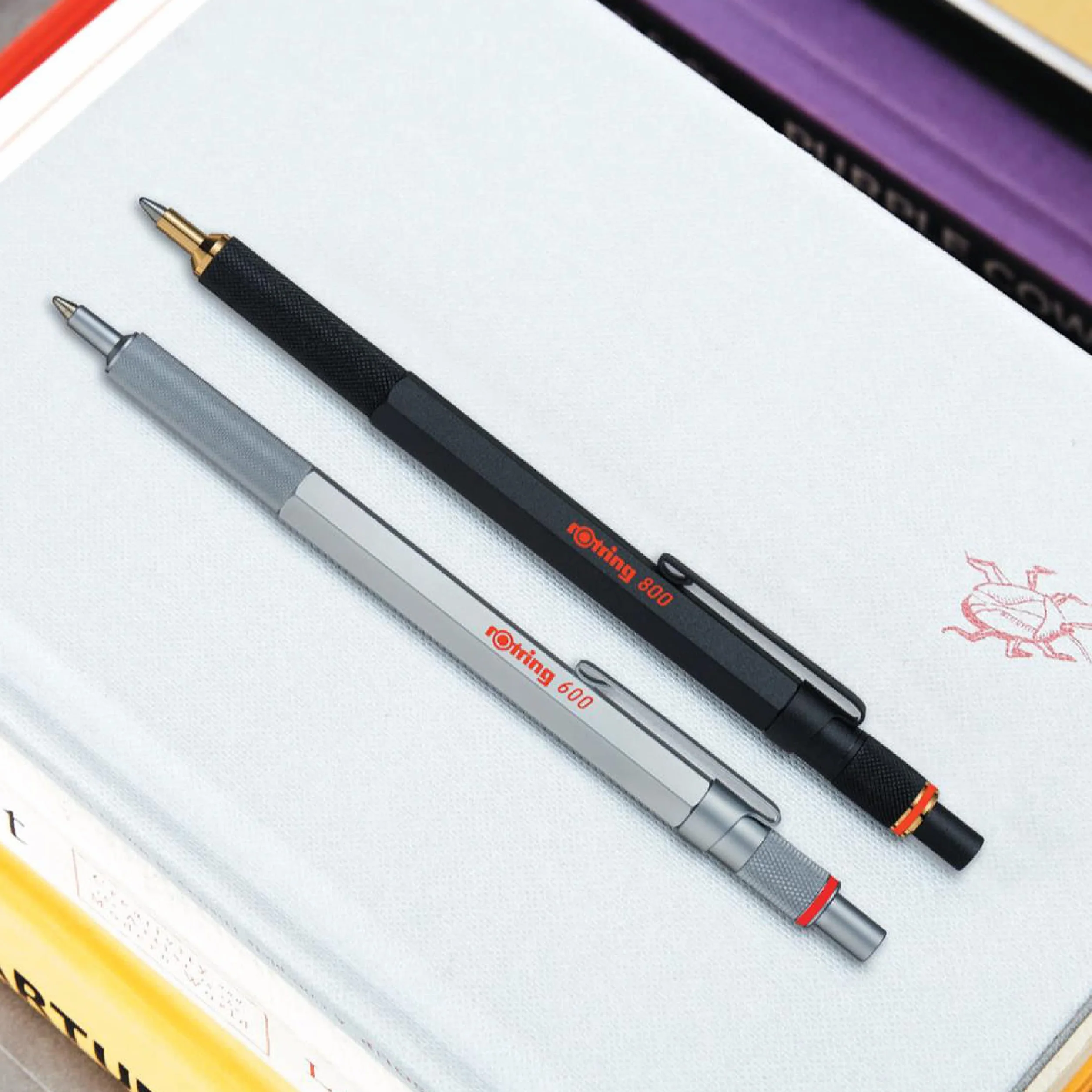 Rotring 800 Długopis, Czarny, 15.14 x 2.01 x 2.01 cm, 26 g