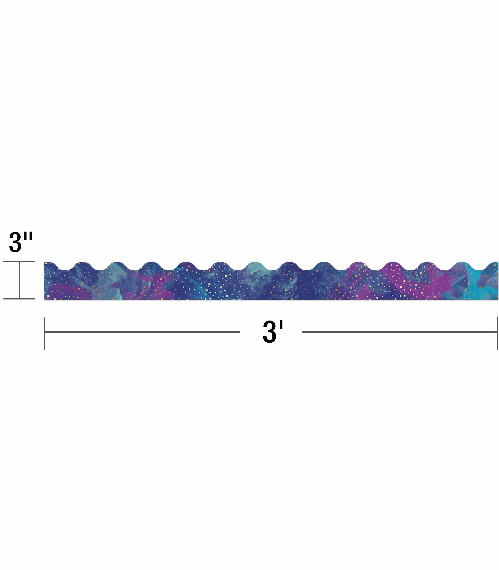 Galaxy Scalloped Borders