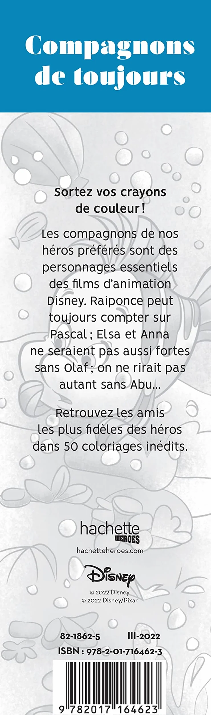 Marque-pages Disney Compagnons de toujours: 40 marque-pages à colorier
