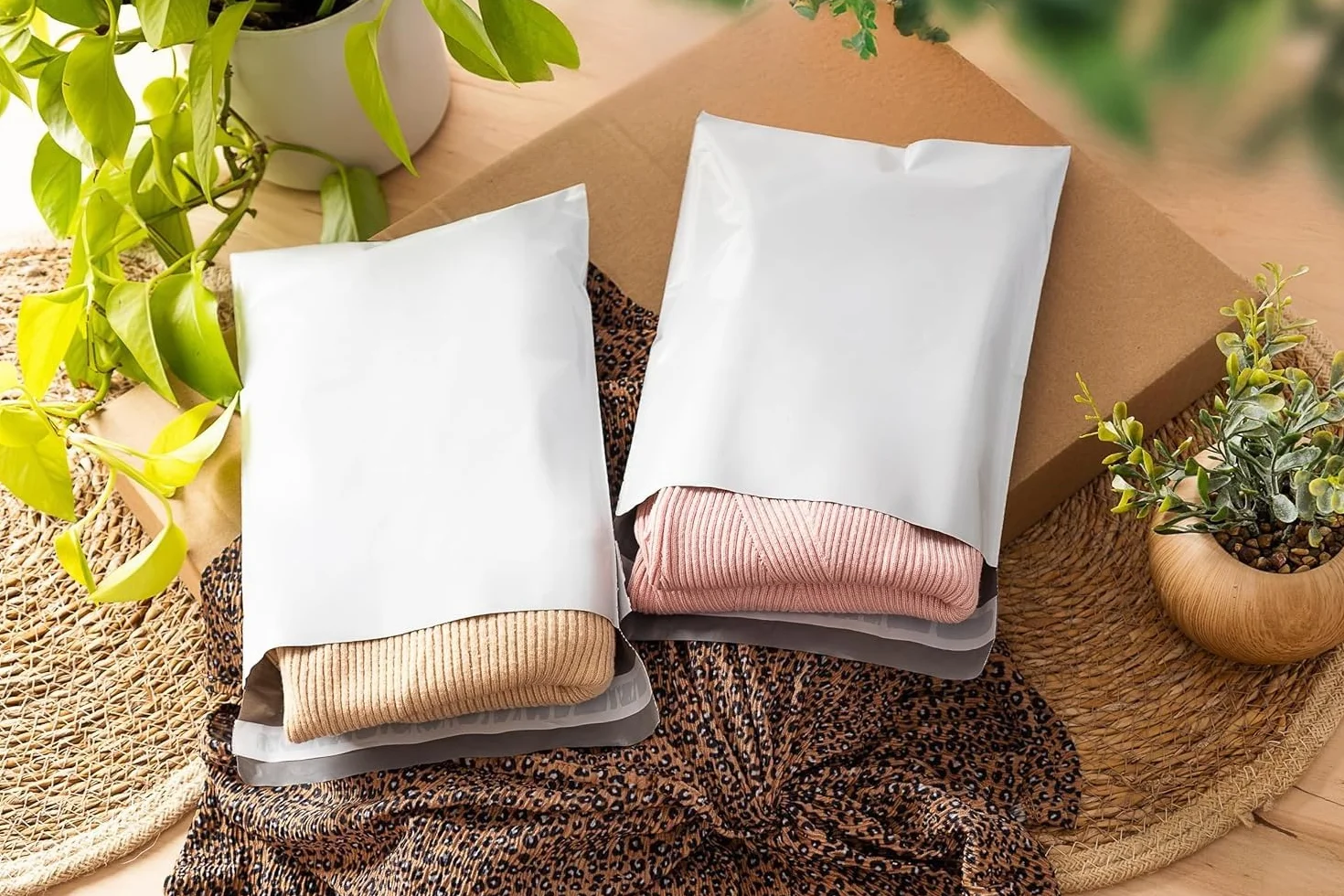 Torebki pocztowe 50 szt. 26x35 cm nieprzezroczyste szare