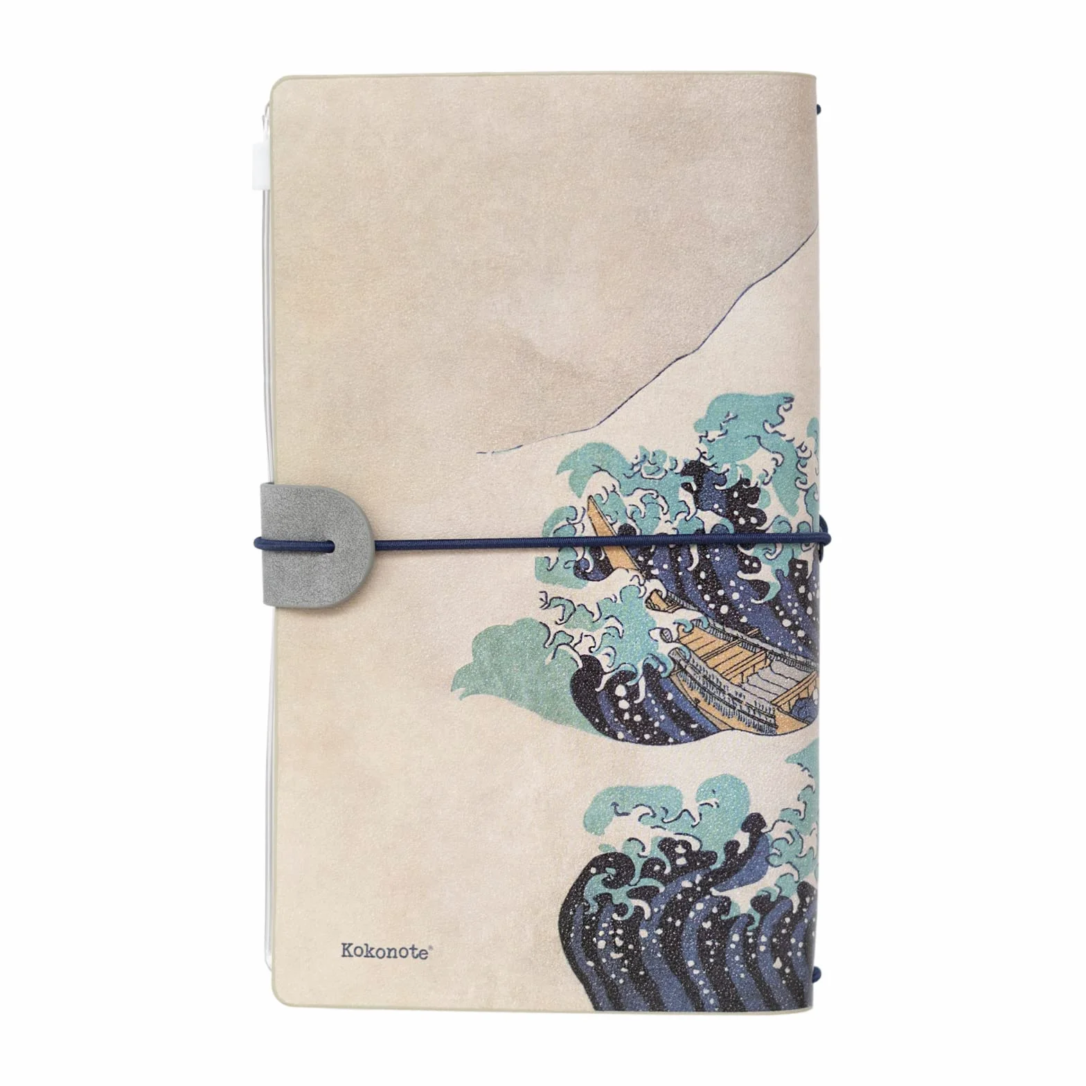 Kokonote Hokusai Travel Journal PU Leather Notebook Diary Travel Accessories Gifts