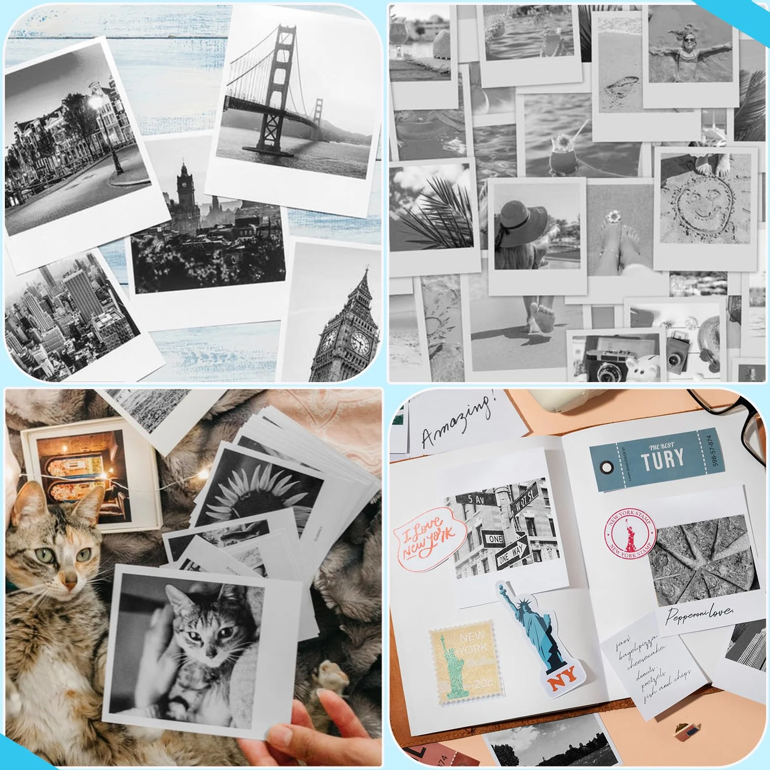 Papier termiczny 57 x 30 mm 24 rolki 75 g/m² do aparatu fotograficznego