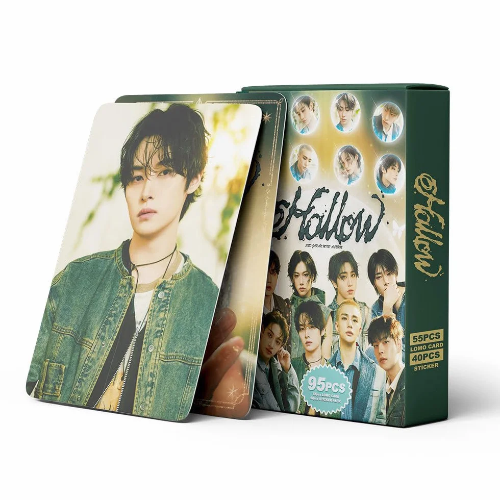Stray Kids Photocards 55 sztuk Lomo 40 naklejek SKZ HOP album