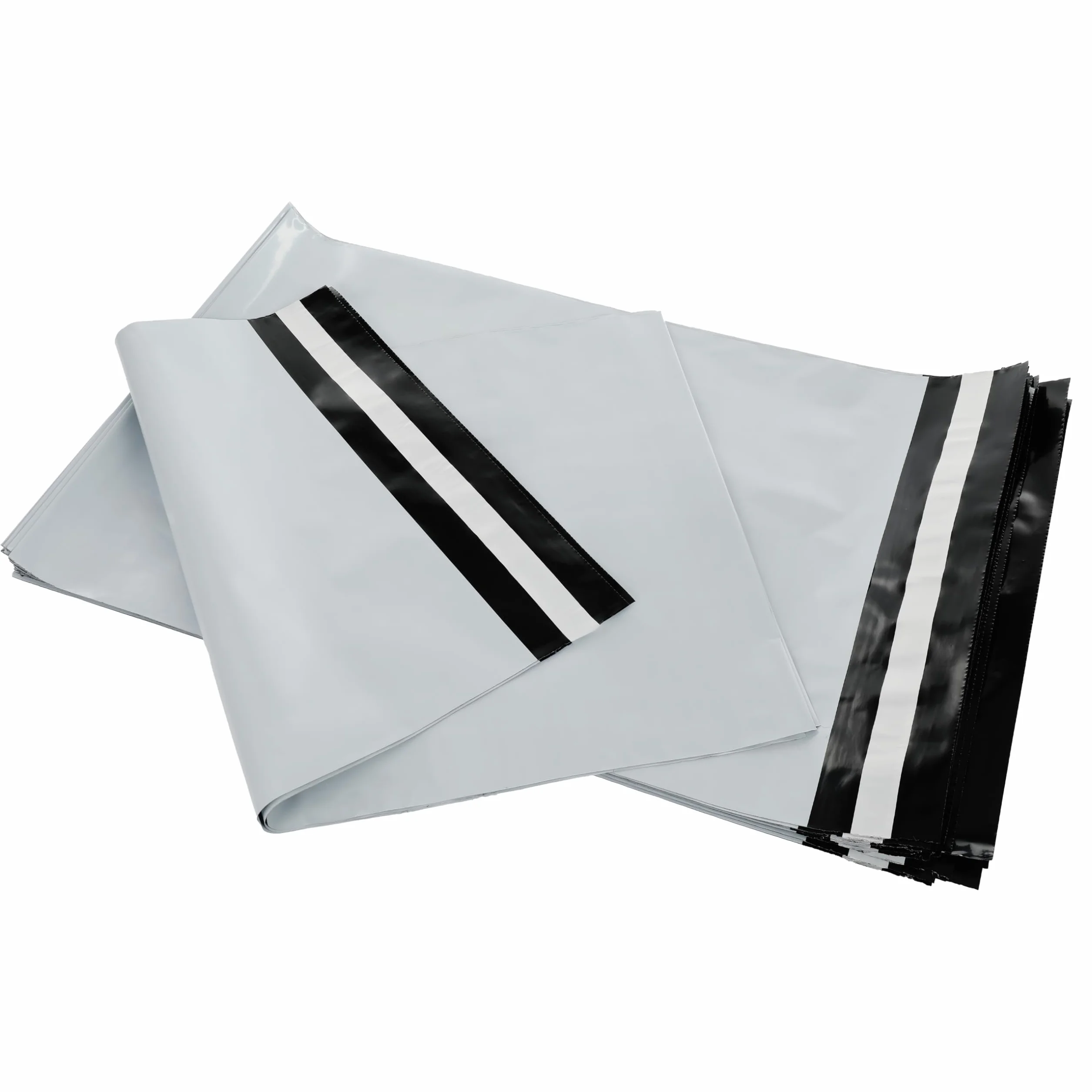 Pakomat Foliopaki kurierskie 26x35 cm 50 szt - Koperty foliowe samoprzylepne LDPE, nieprzejrzyste, wodoodporne i odporne na rozerwanie, białe na zewnątrz czarne w środku, mocne opakowania wysyłkowe