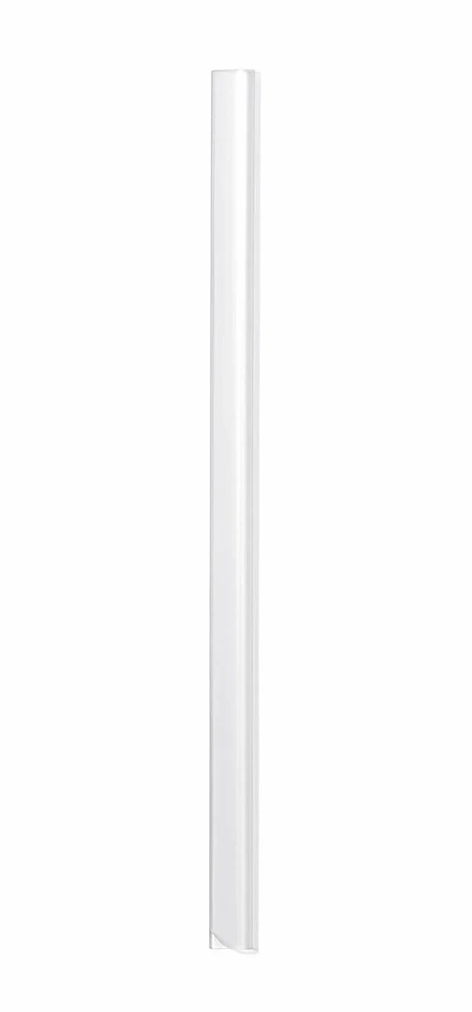 Durable 290019 Grzbiet zaciskowy A4 (do 30 kartek), opak. 100 sztuk, przezroczysty.