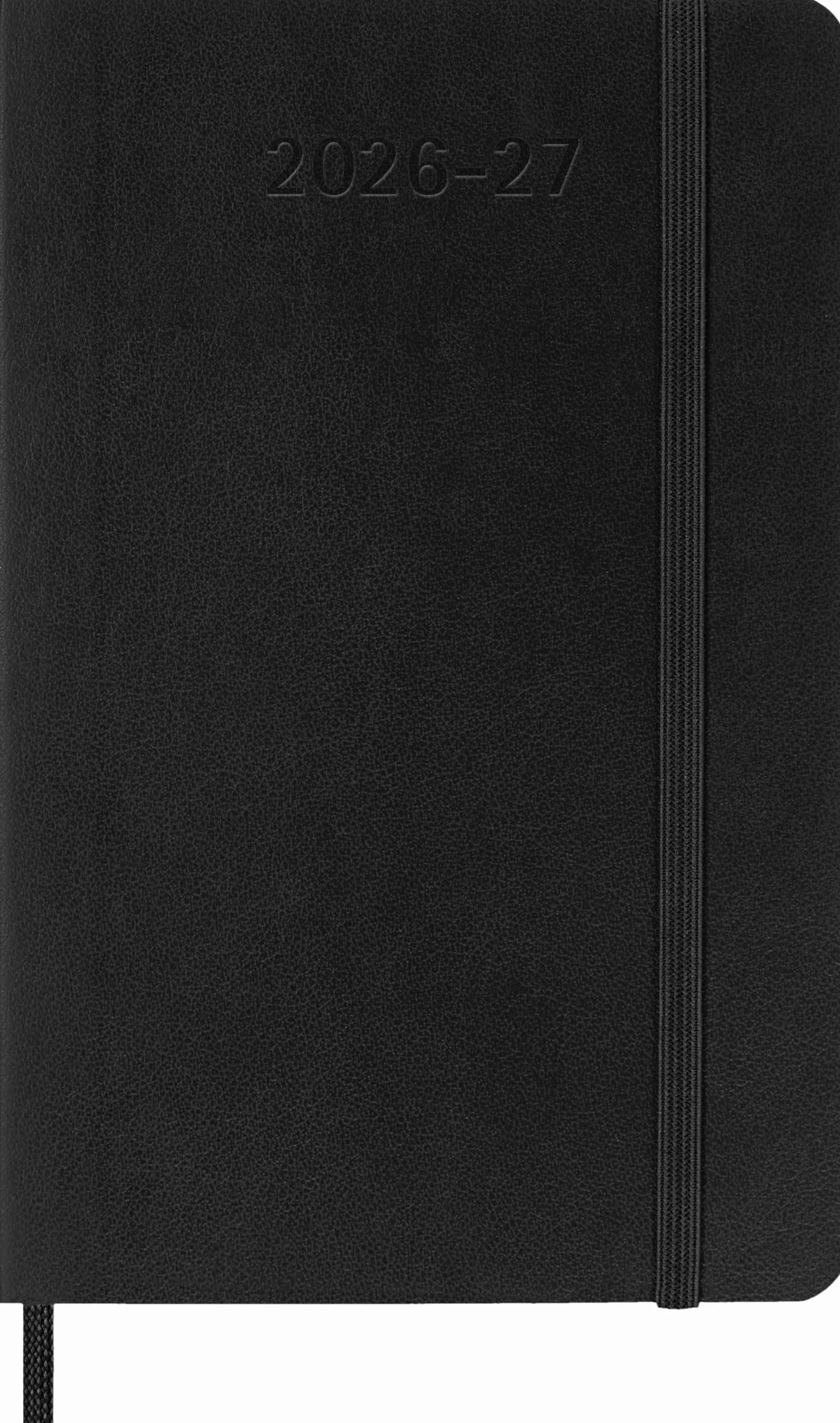 Moleskine Planer tygodniowy 2026-2027 18-miesięczny, miękka okładka, czarny, rozmiar kieszeni 9 x 14 cm