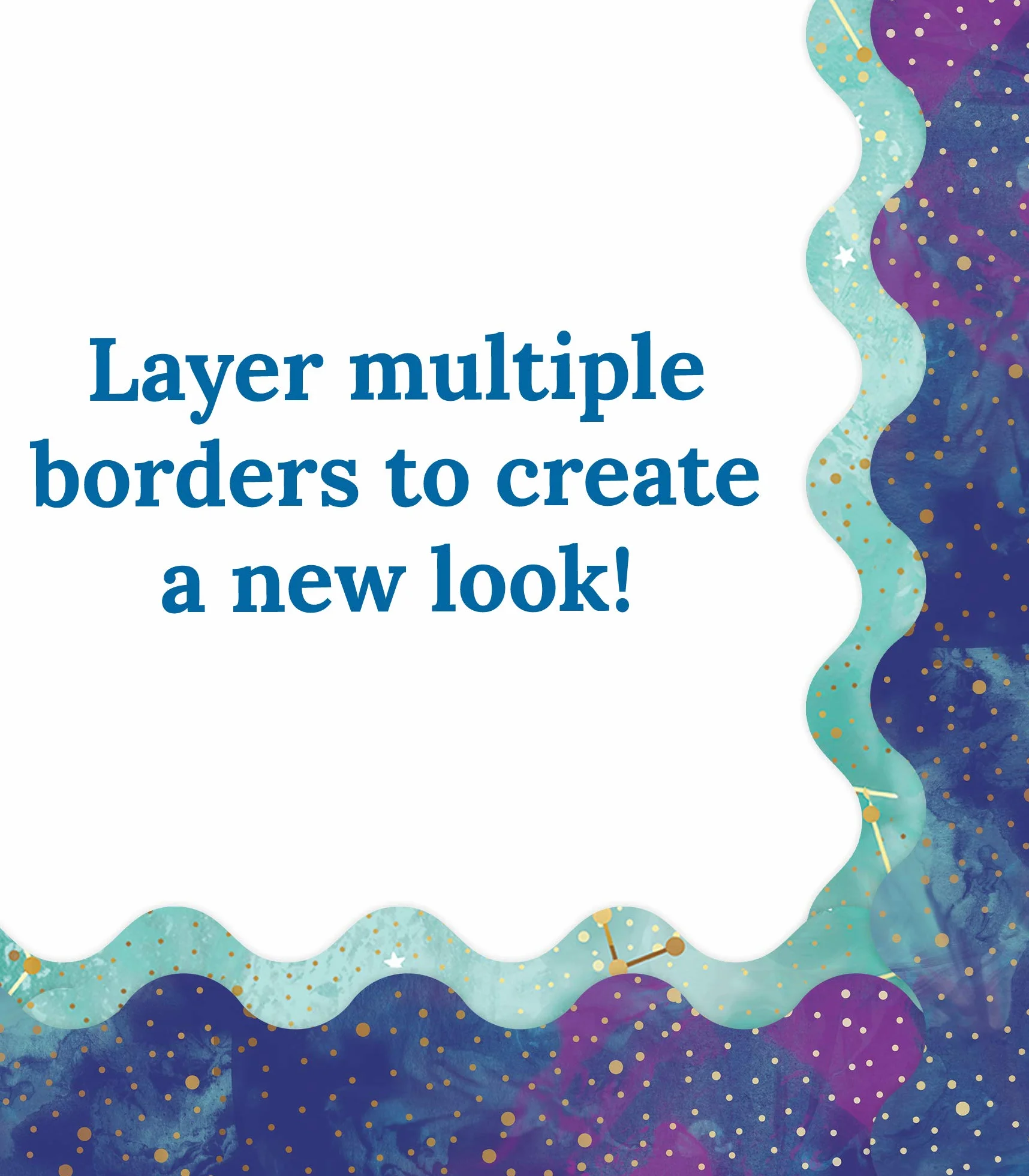 Galaxy Scalloped Borders