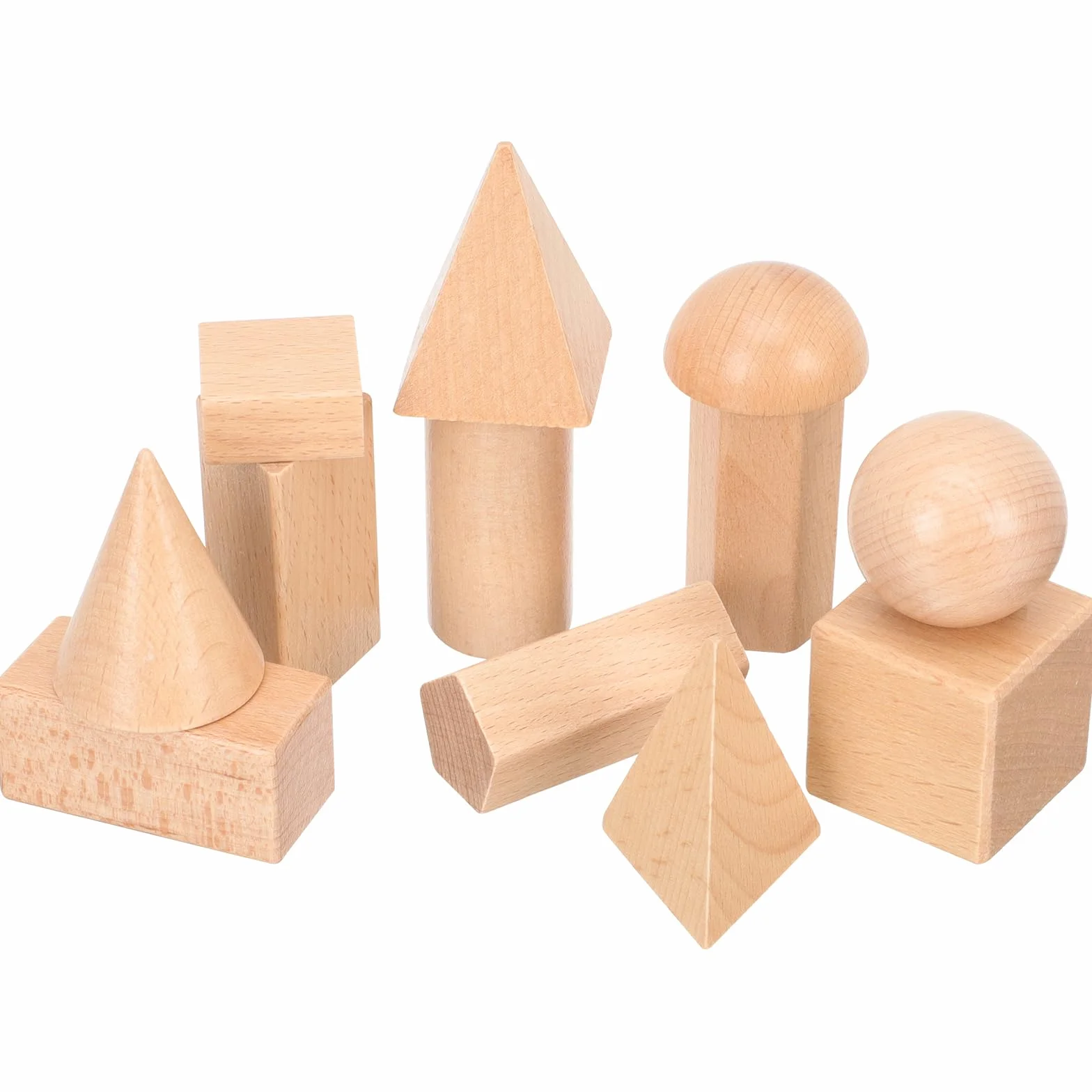UPKOCH 12 sztuk geometrycznych narzędzi do produkcji geometrycznych stałych kształtów manipulacje w wieku przedszkolnym elementarne kształty 3D do nauczania geometryczne ciała stałe kostki drewno