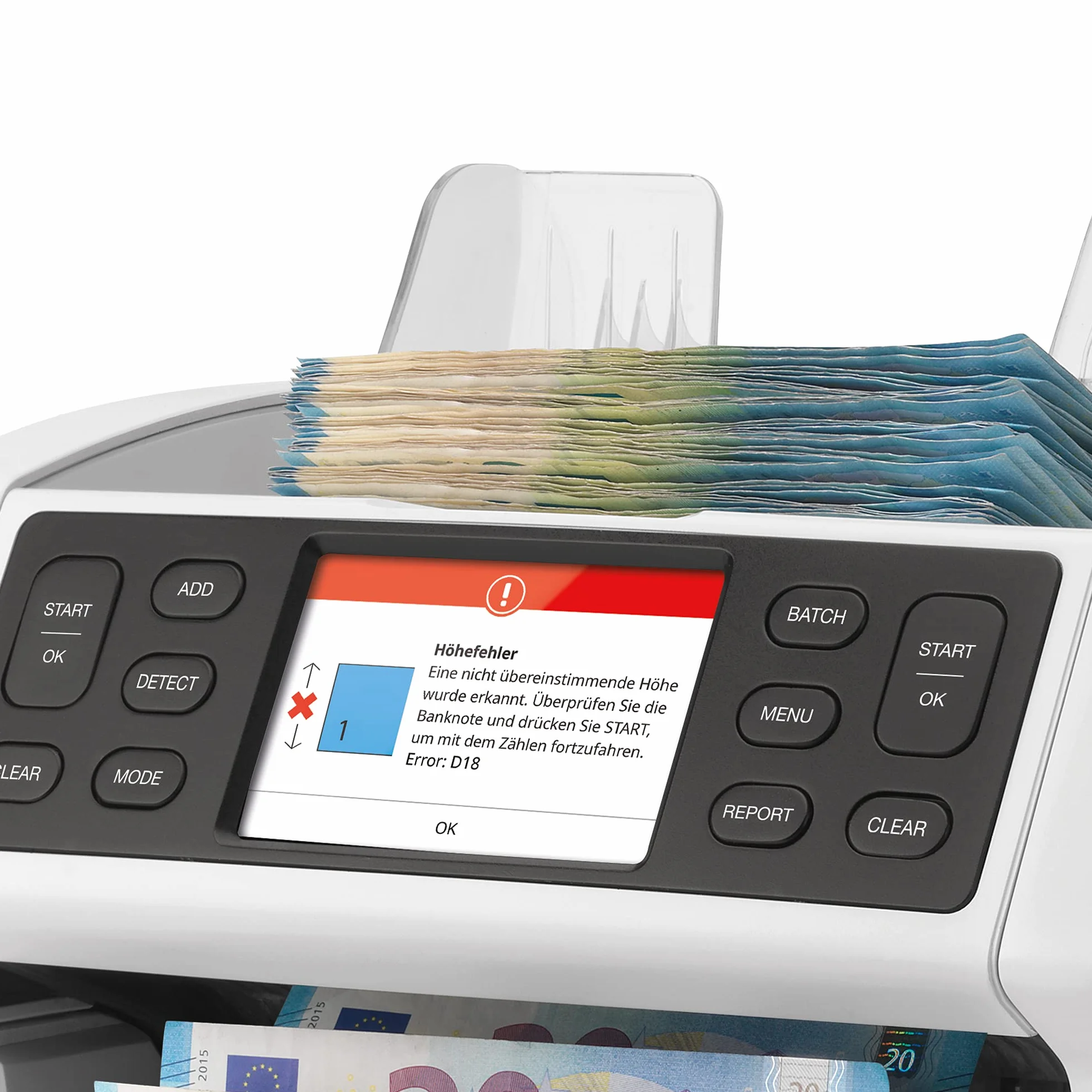 Safescan 2865-S Liczarka wartości banknotów z wykrywaniem fałszerstw