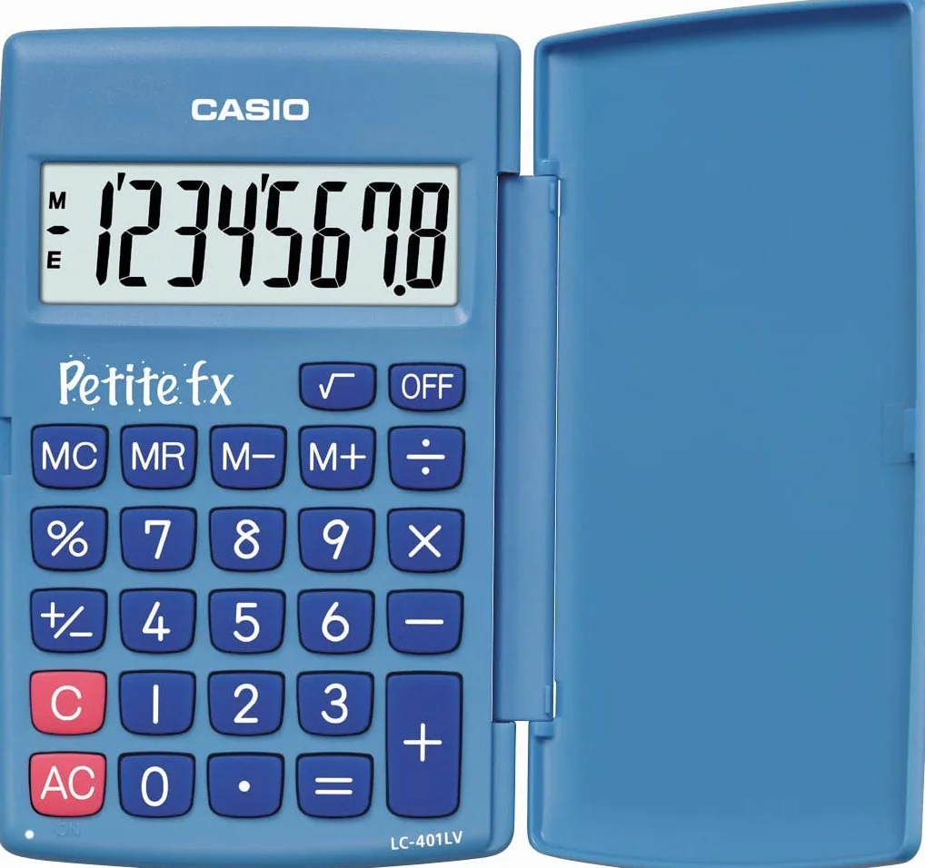 Casio LC-401LV-BU-BOITE Kalkulator Niebieski