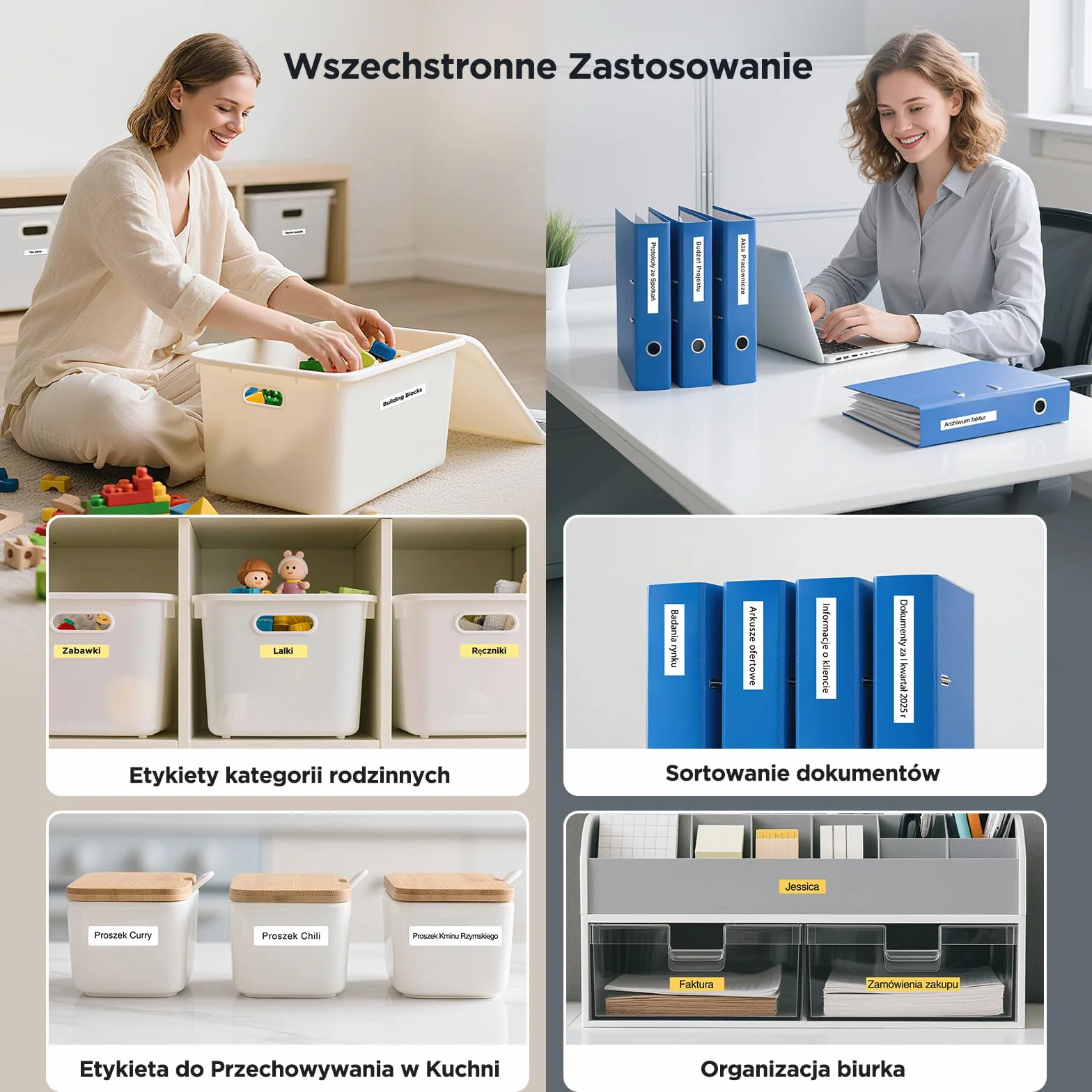 SUPVAN KATASYMBOL E10/E11/E16 Taśma do Etykiet Termiczne Wodoodporne, Samoprzylepne Etykiety Żaroodporne Do Domu, Biura, Szkoły, 15 mm X 6 m, 1 Rolki, Czarny Na Biały