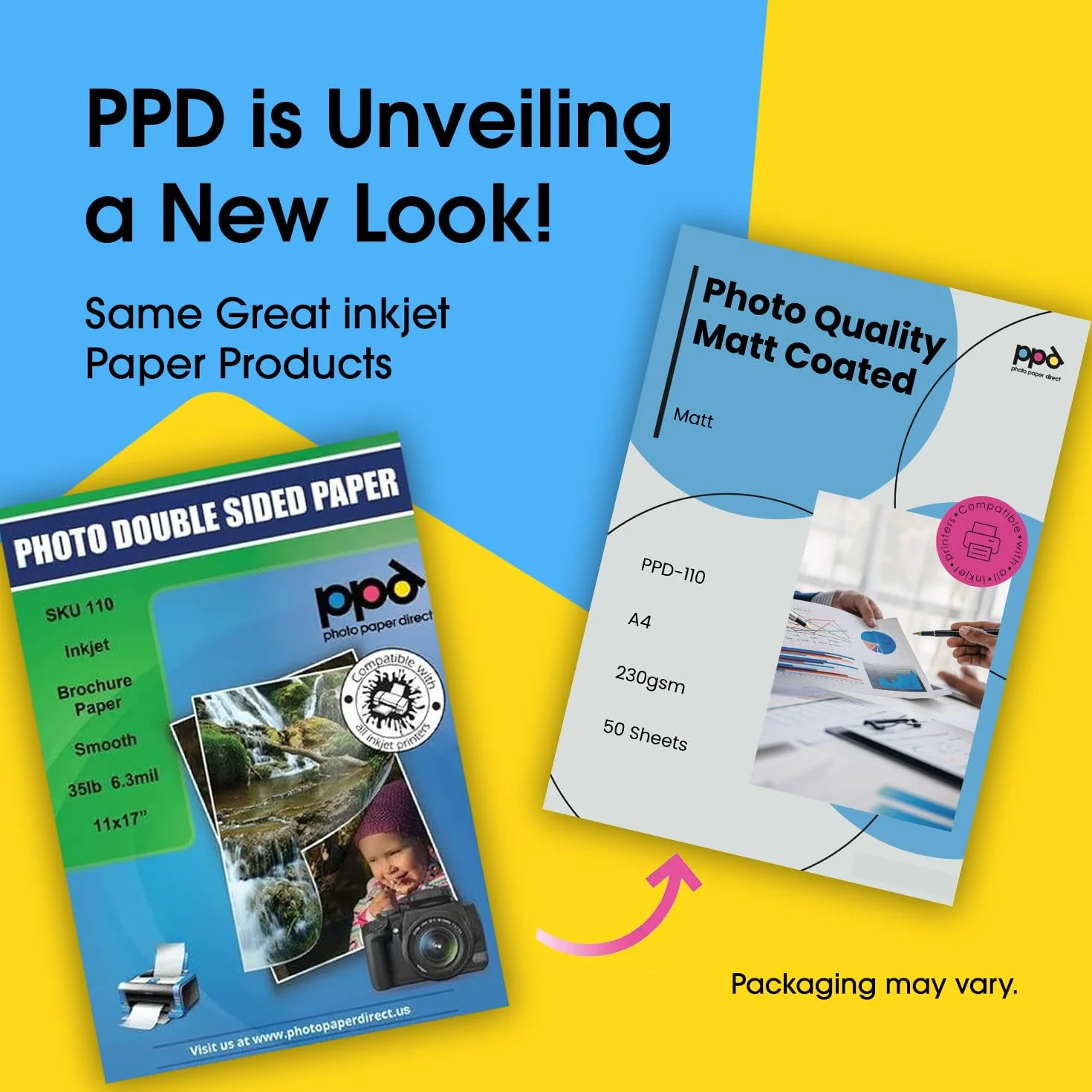 Papier Fotograficzny Matowy A4 230g 50 Arkuszy PPD-110-50